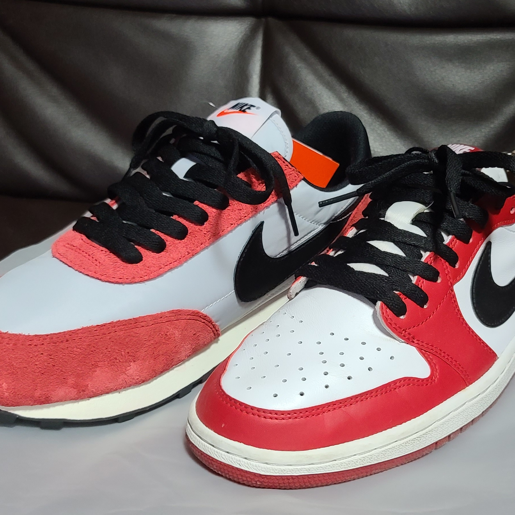 Nike Daybreak Pure Platinum, Jordan 1 Retro Low OG Chicago 2016 착용 스타일 - 3