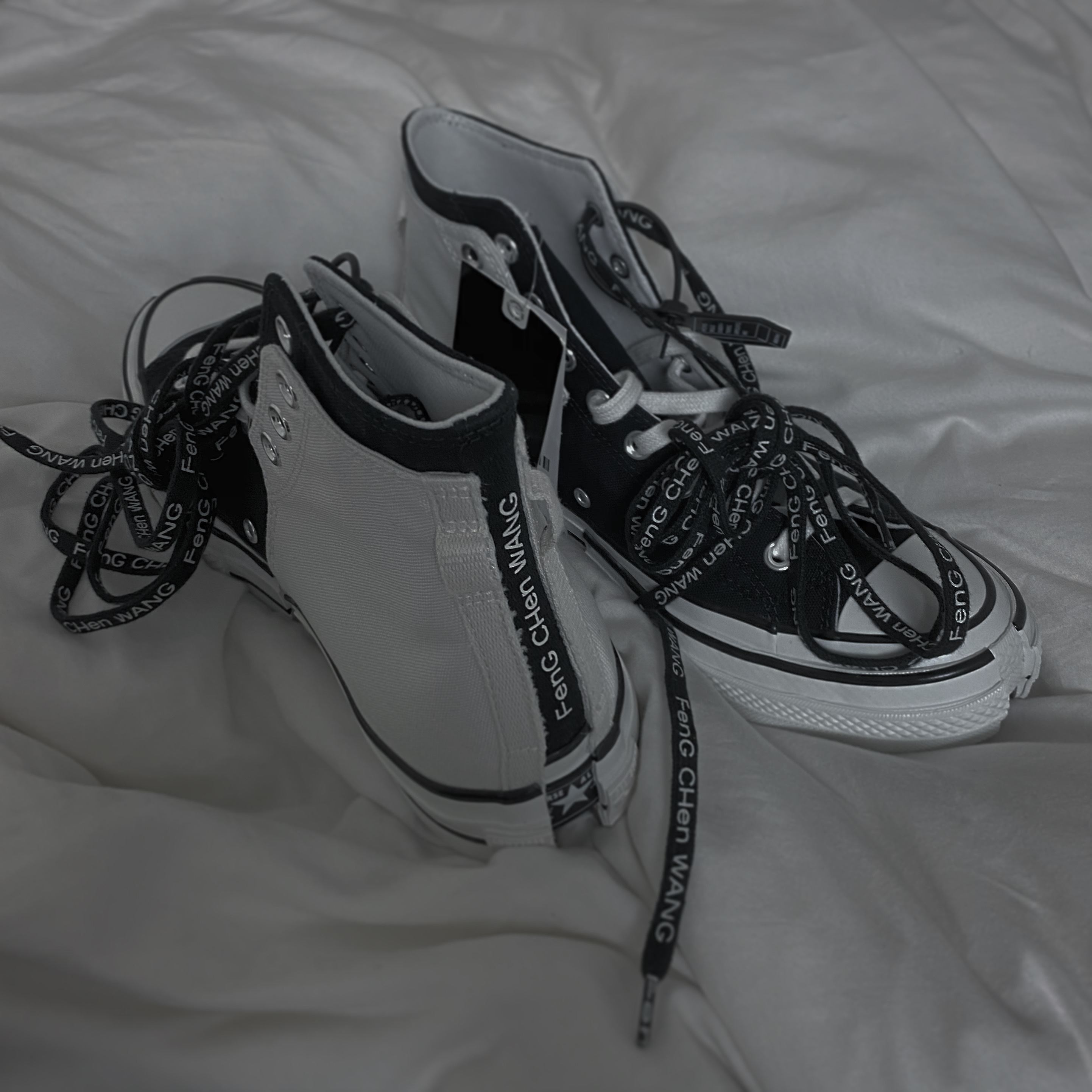 Converse x Feng Chen Wang Chuck 70 2-in-1 Natural Ivory Black 착용 스타일