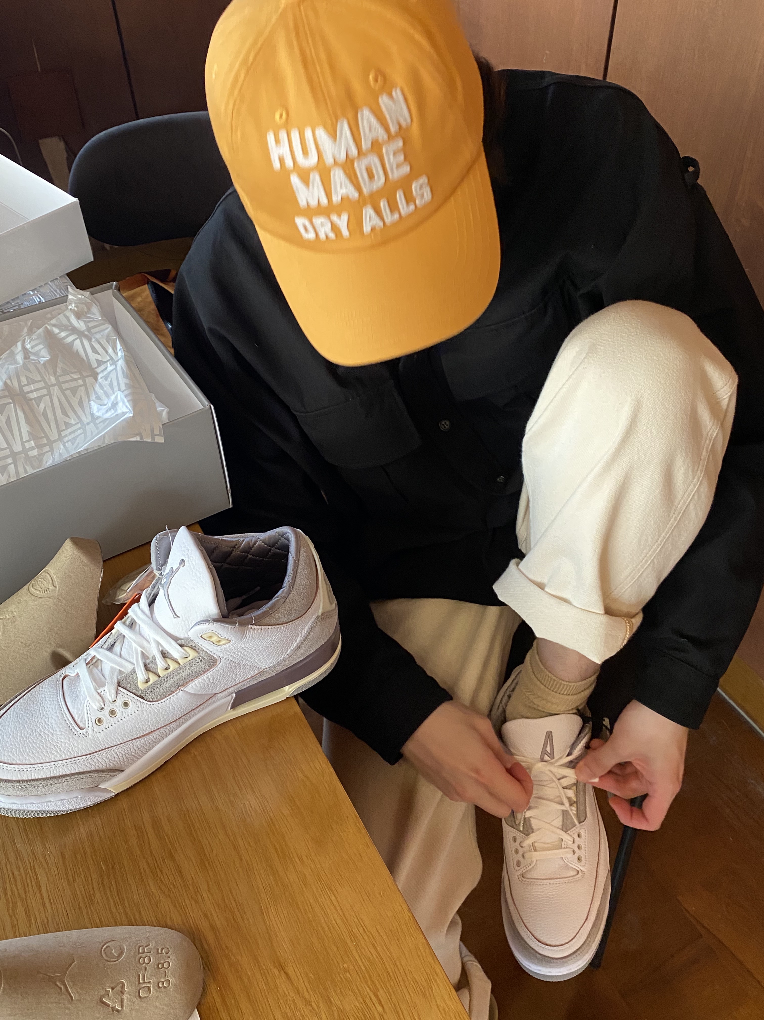 (W) Jordan 3 x A Ma Maniere Retro SP 착용 스타일