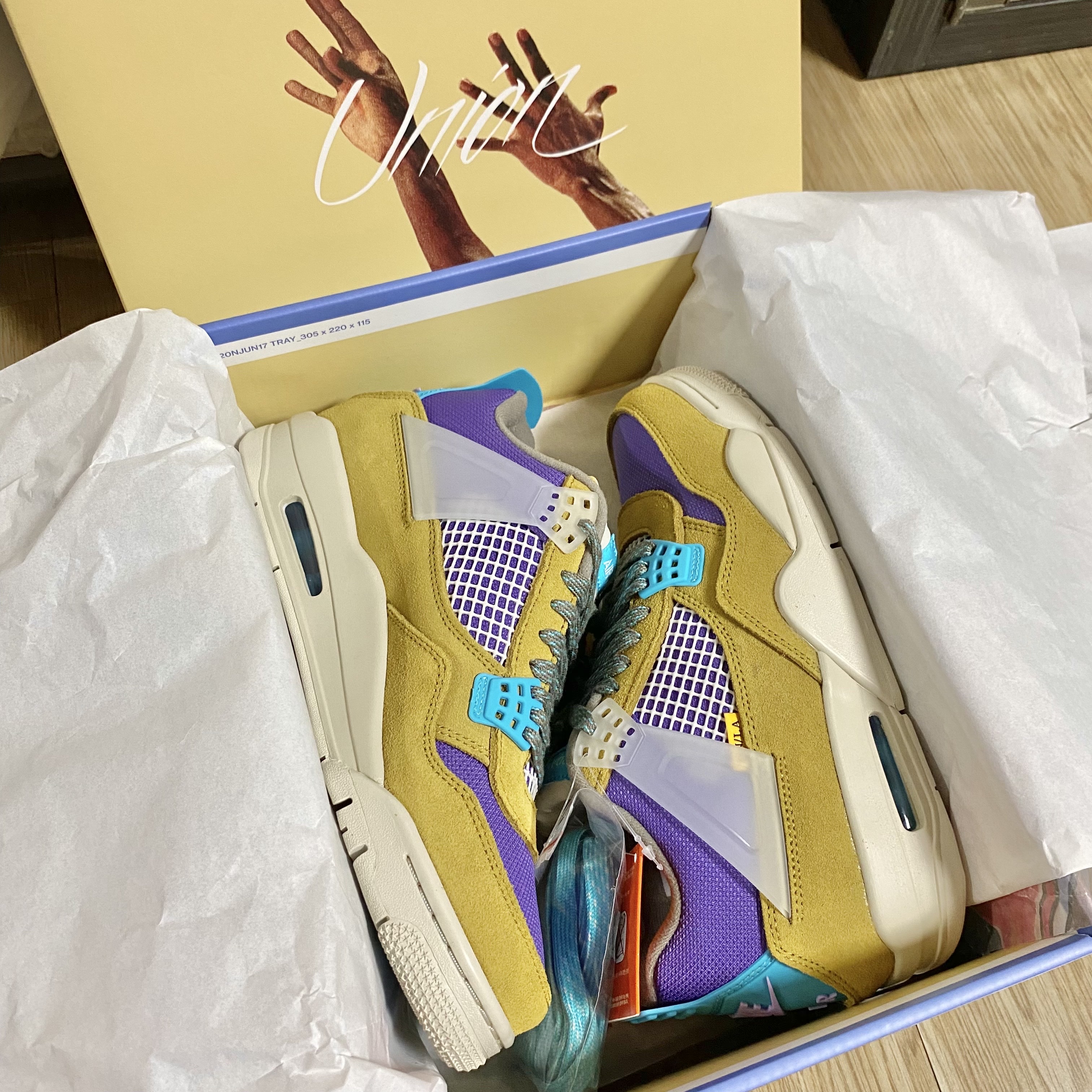 Jordan 4 x Union Retro SP Desert Moss 착용 스타일