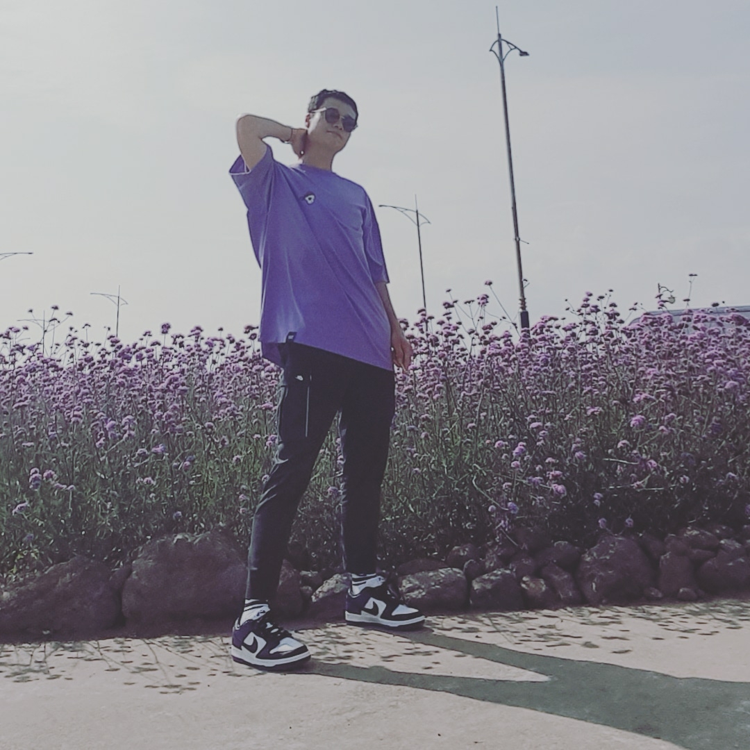 Nike SB Dunk Low Pro Court Purple 착용 스타일