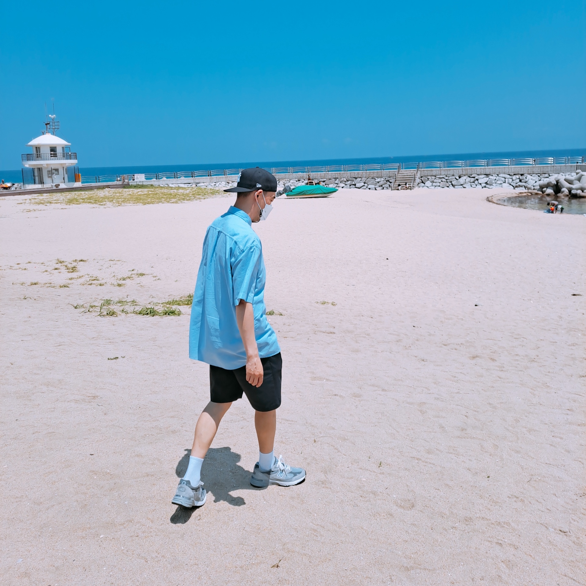 New Balance 993 Made in USA Grey - D Standard 착용 스타일 - 2