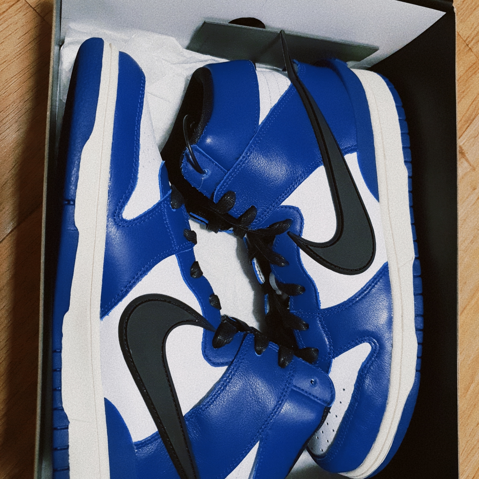 Nike x Ambush Dunk High Deep Royal Blue 착용 스타일 - 2