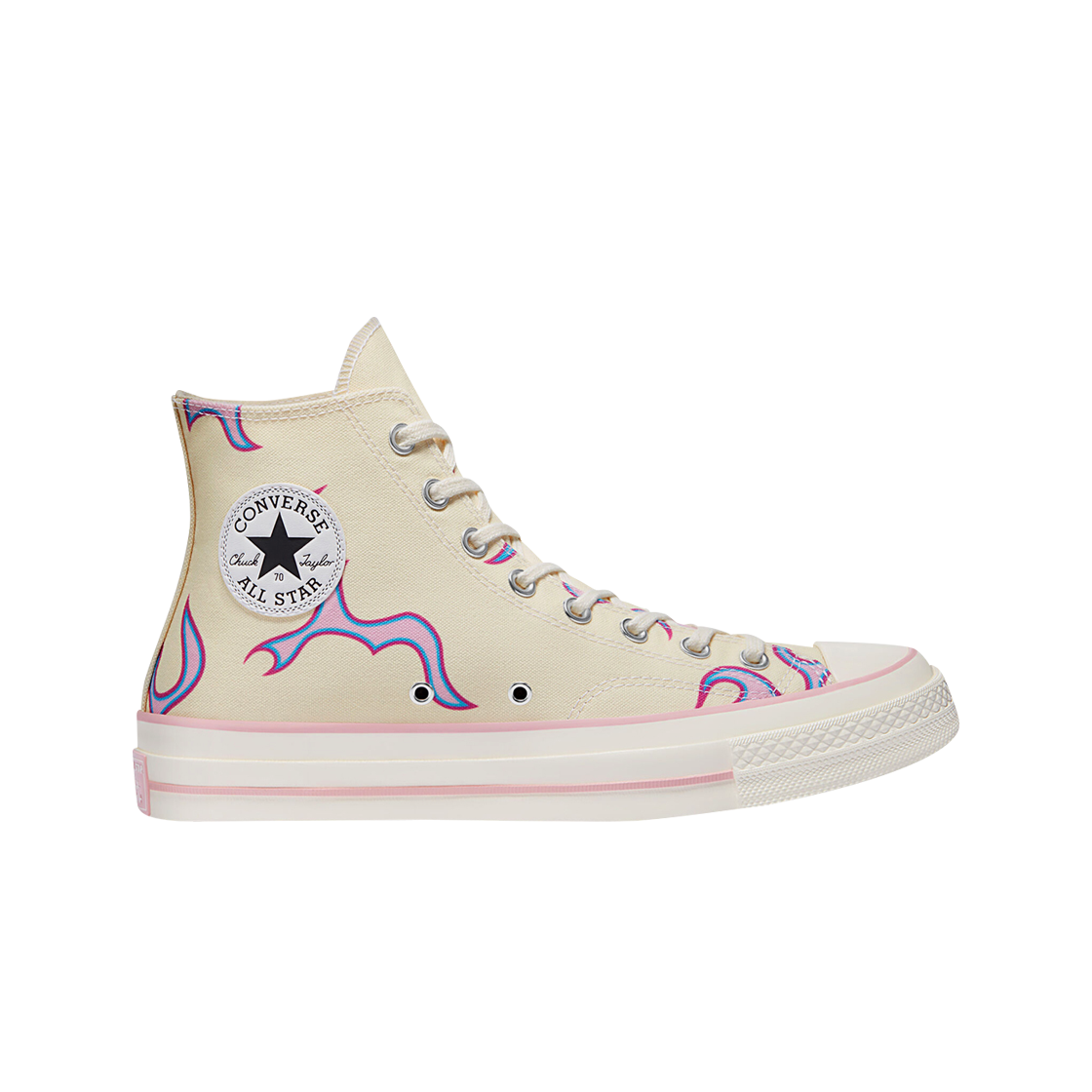 컨버스 x 골프 르 플레르 척 70 하이 플레임 파스텔 옐로우(Converse x Golf le Fleur Chuck 70 High Flames Pastel Yellow)