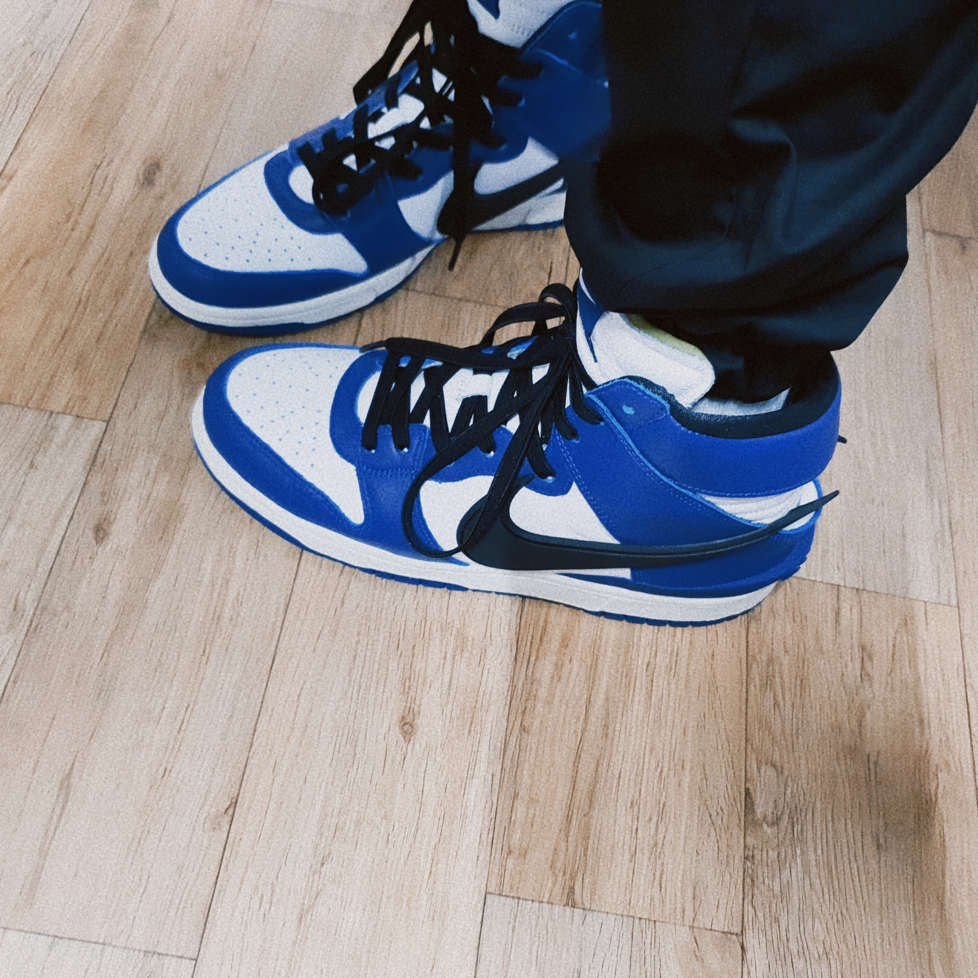 Nike x Ambush Dunk High Deep Royal Blue 착용 스타일 - 5