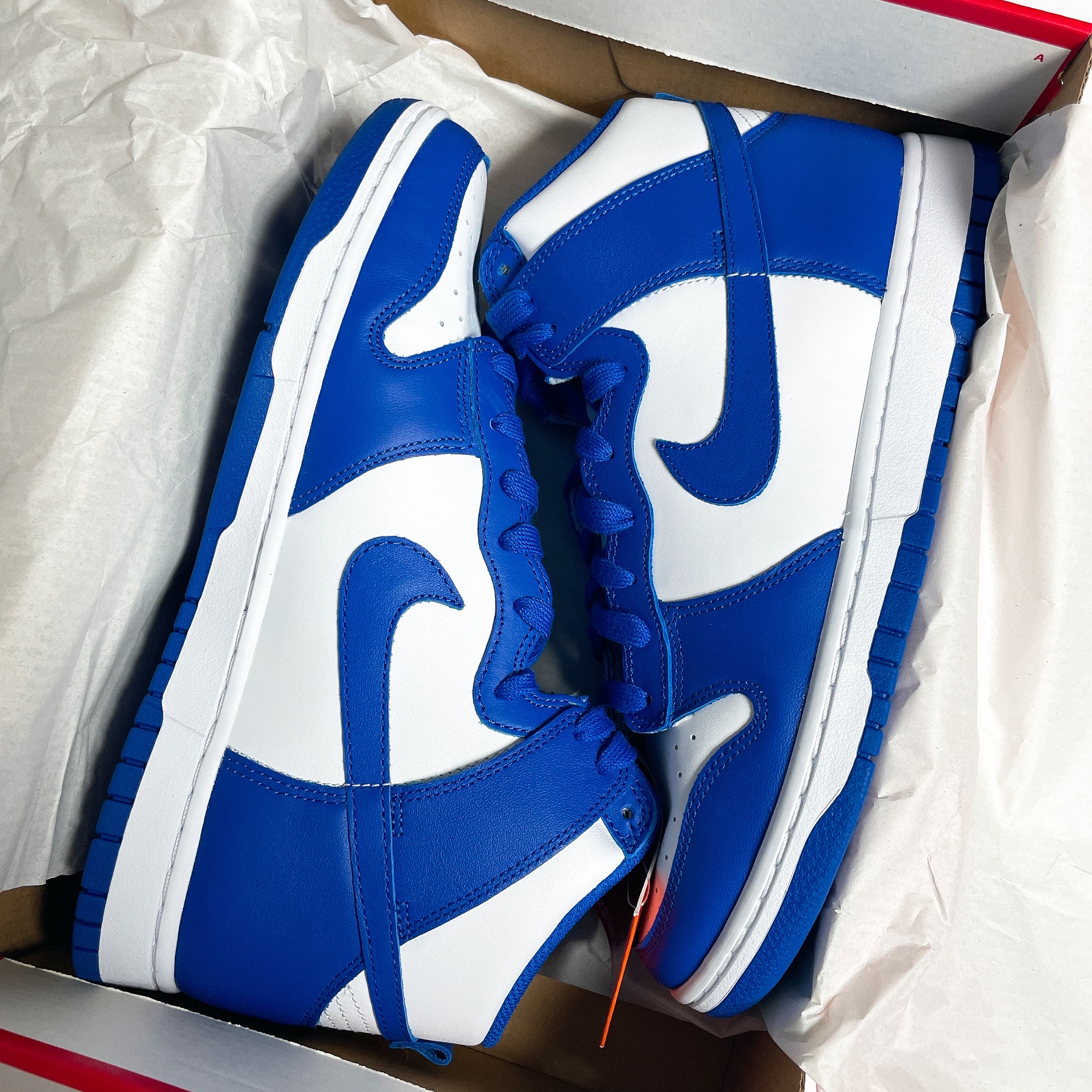 Nike Dunk High Retro Game Royal 착용 스타일