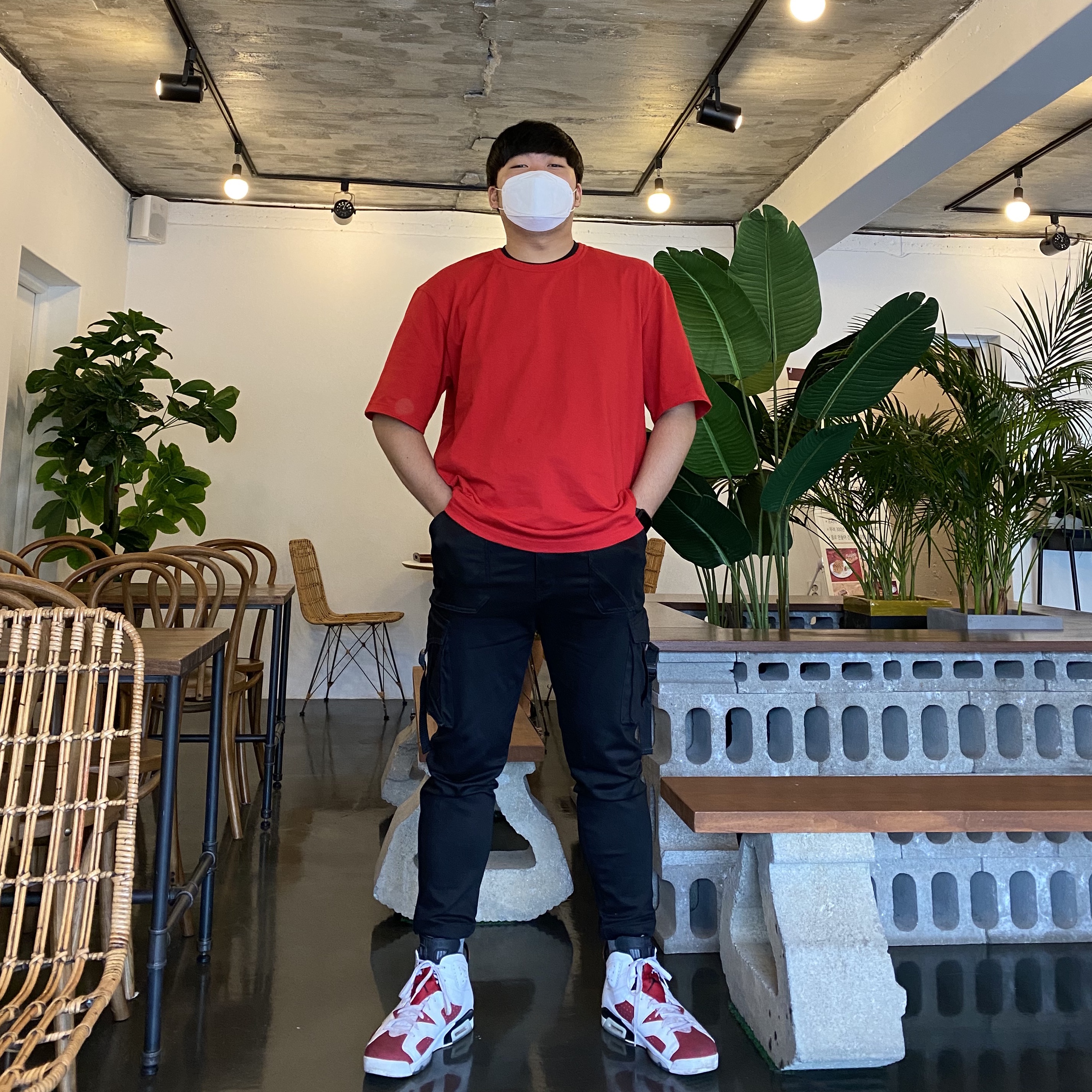 Jordan 6 Retro Carmine 2014 착용 스타일