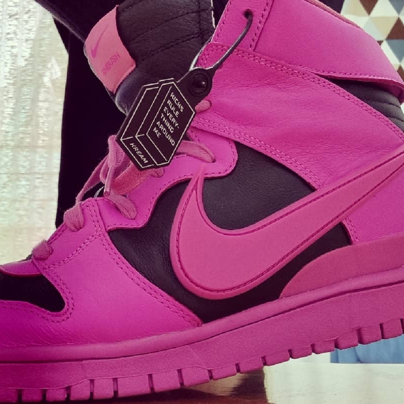 Nike x Ambush Dunk High Cosmic Fuchsia 착용 스타일