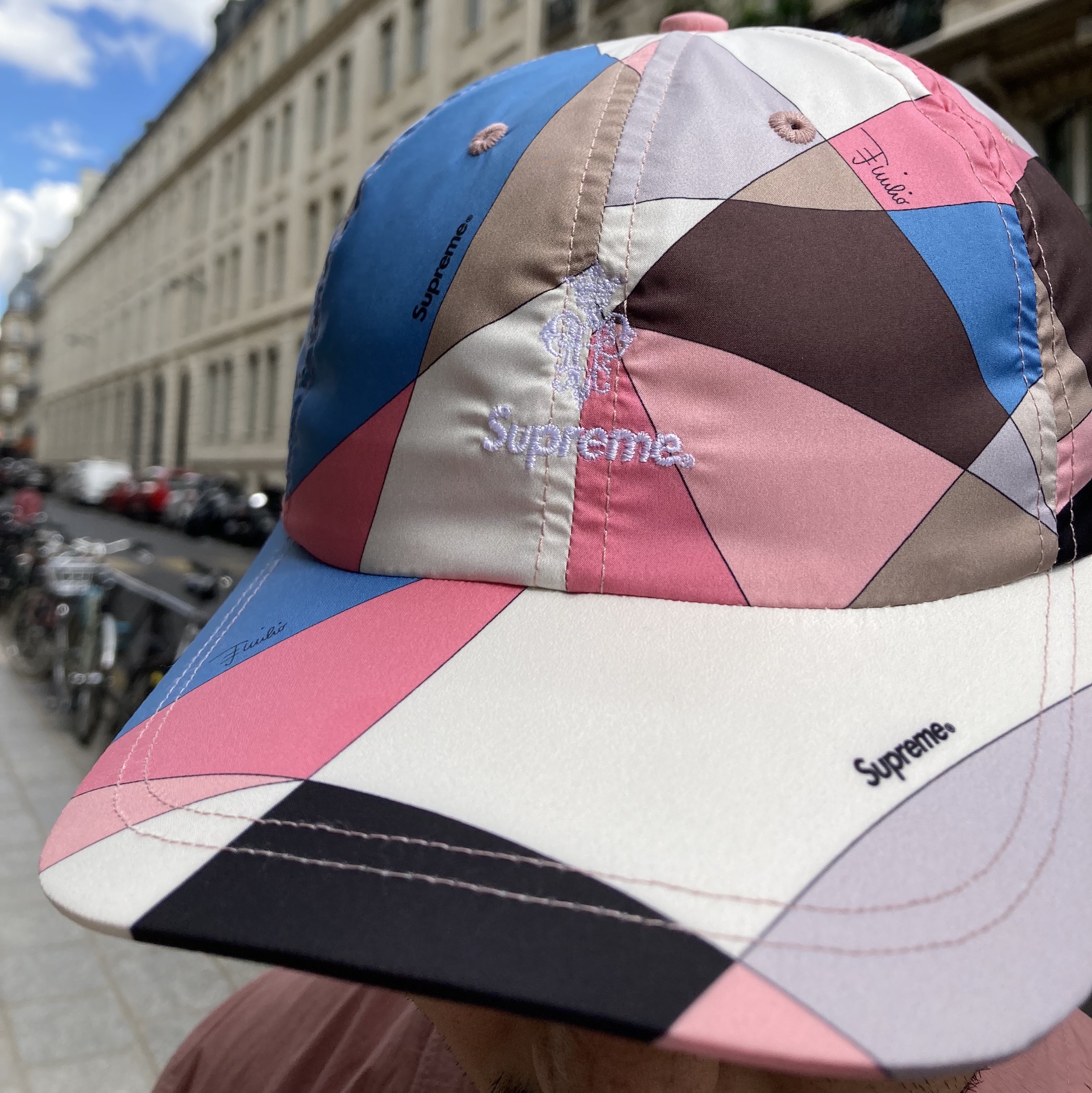 Supreme x Emilio Pucci 6-Panel Dusty Pink - 21SS 착용 스타일