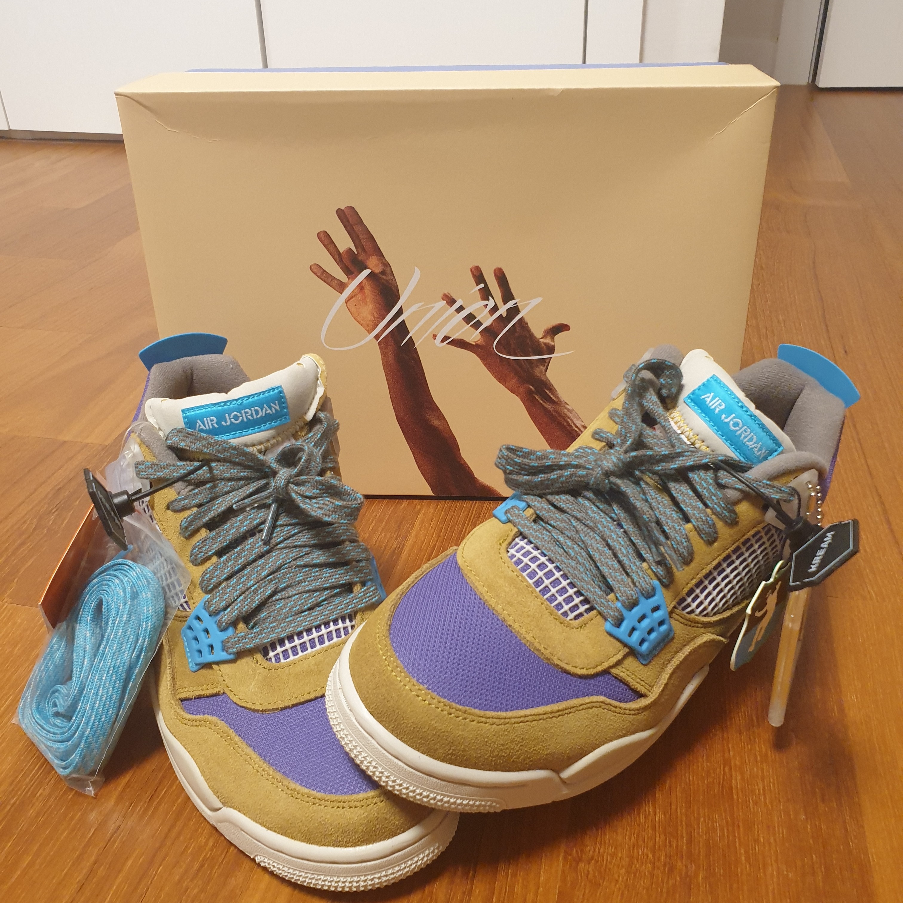 Jordan 4 x Union Retro SP Desert Moss 착용 스타일 - 2