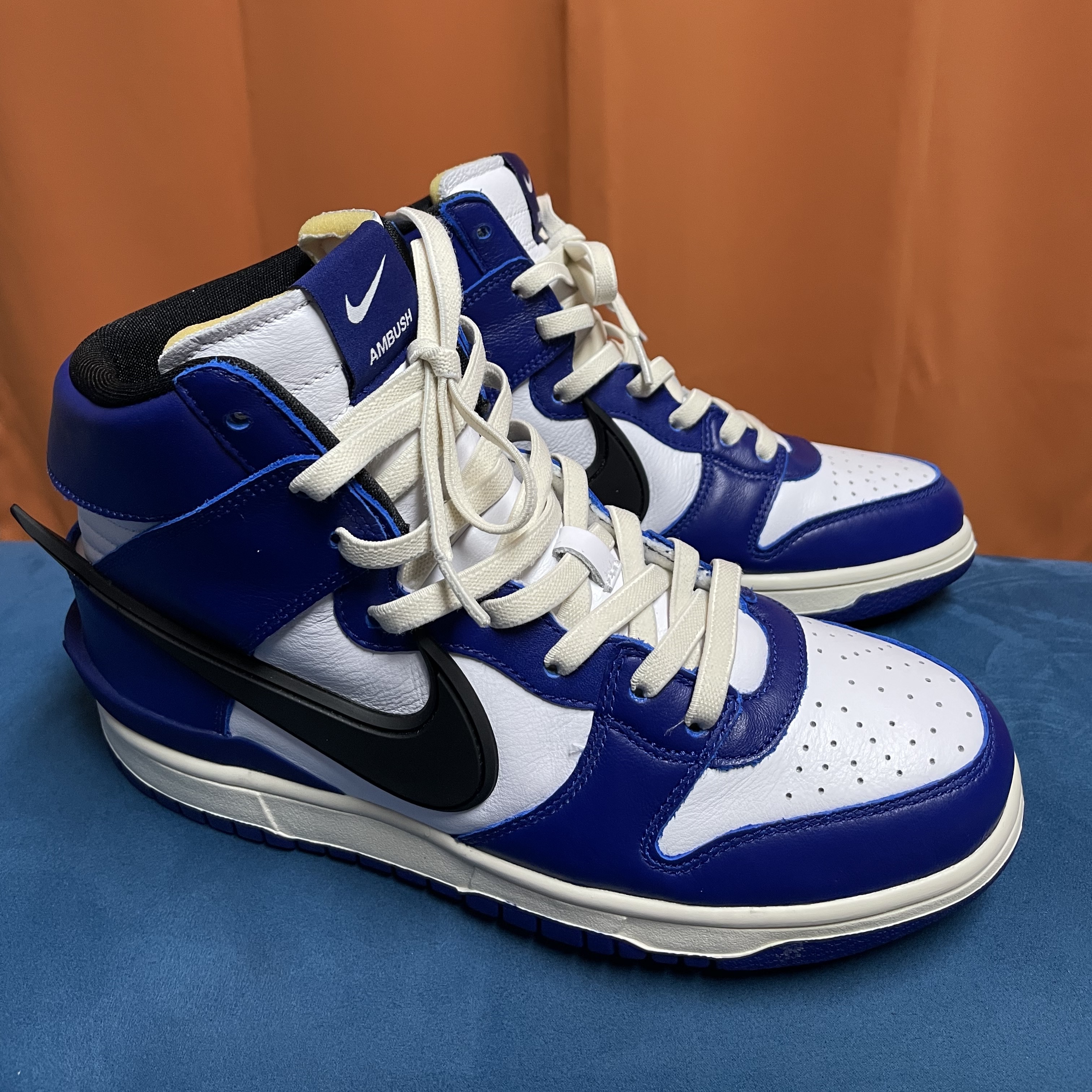 Nike x Ambush Dunk High Deep Royal Blue 착용 스타일