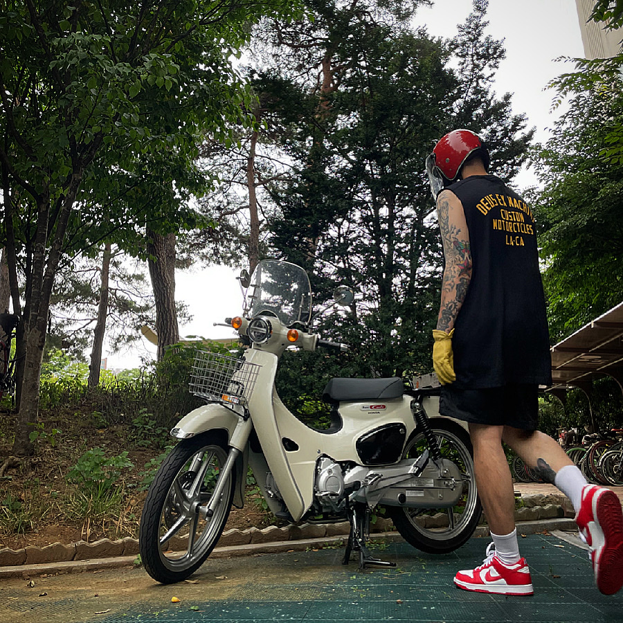 Nike Dunk Low SP University Red 2020 착용 스타일