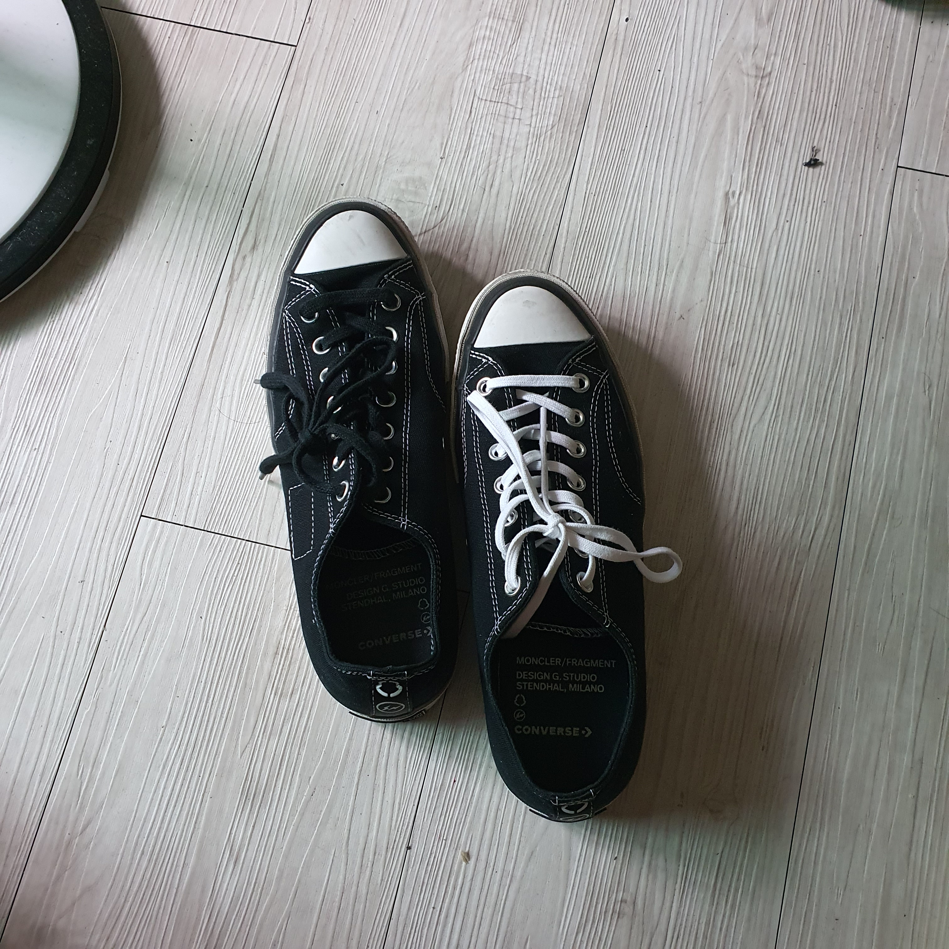 Converse x Moncler x Fragment Chuck 70 Ox Black 착용 스타일