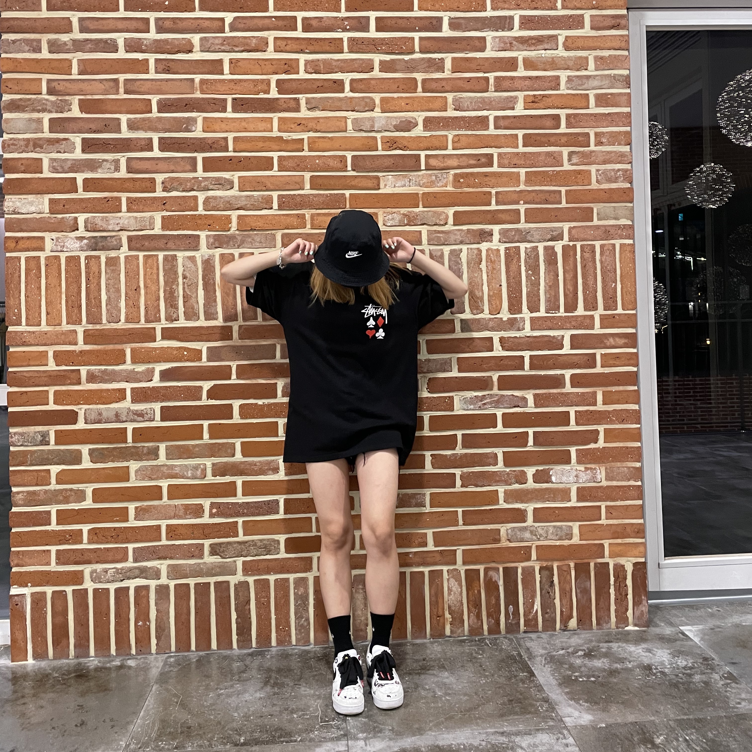 Stussy Full Deck 2 T-Shirt Black, Nike x Peaceminusone Air Force 1 Low Para-Noise 2.0 착용 스타일 - 2