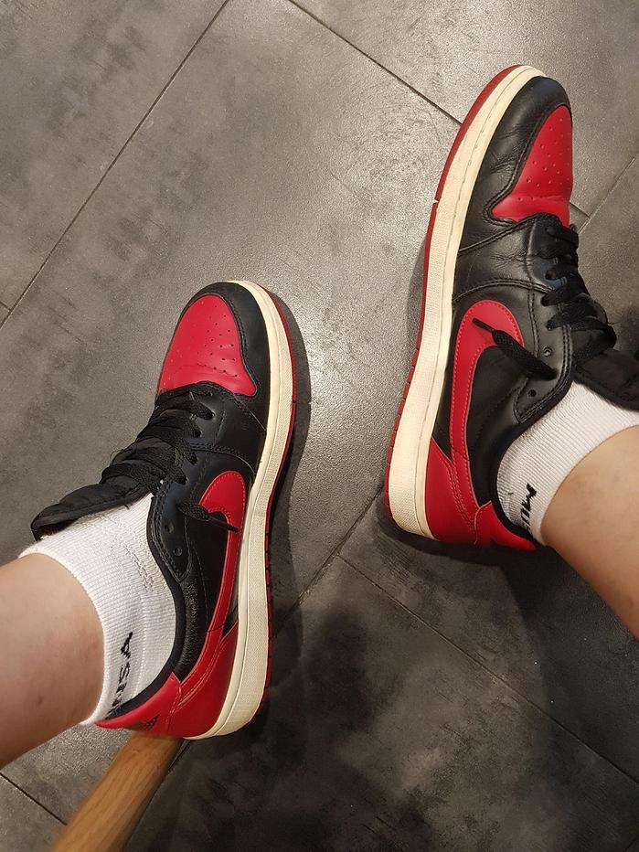 Jordan 1 Retro Low OG Bred 2015 착용 스타일 - 3