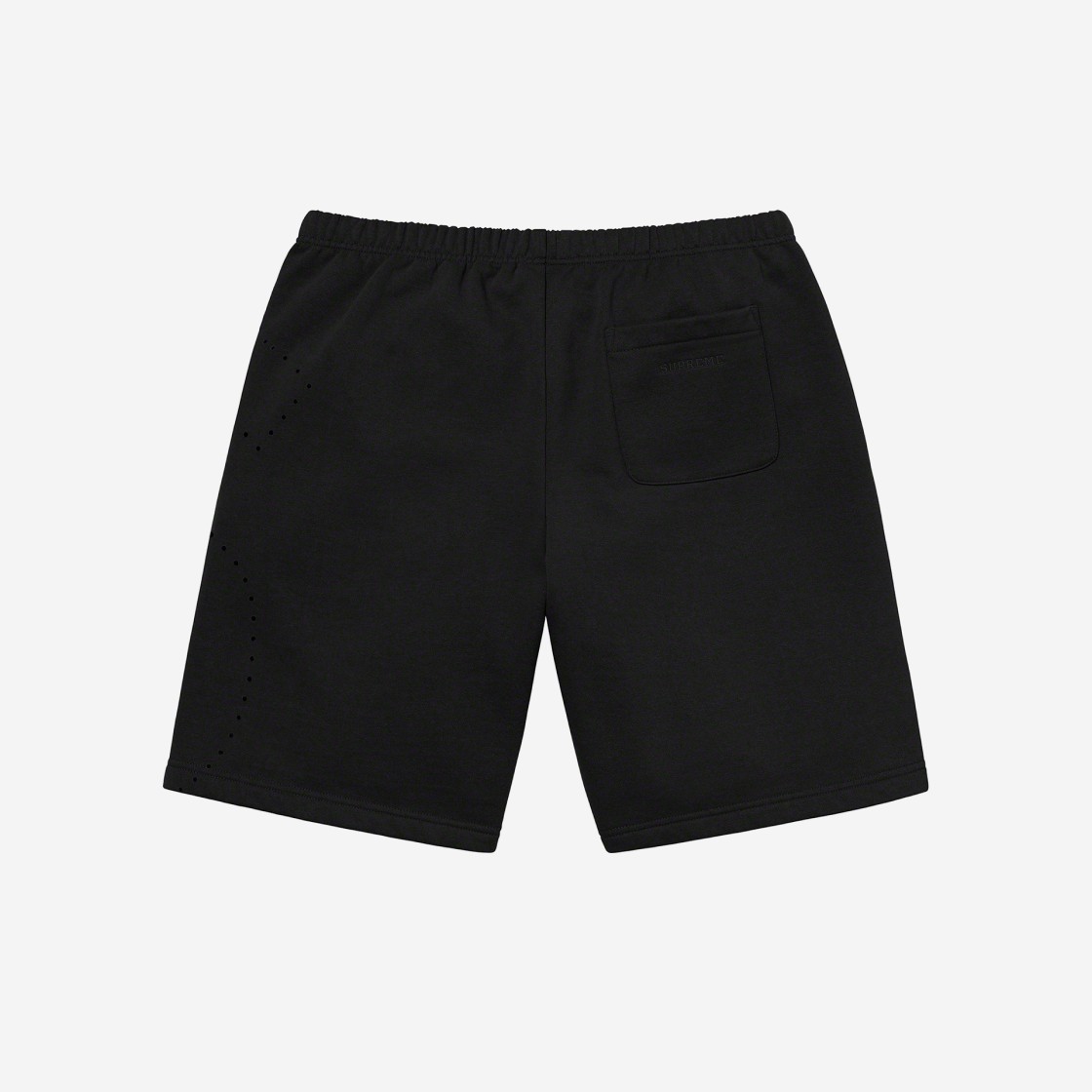 Supreme Laser Cut S Logo Sweatshorts Black - 21SS 상세 이미지 2