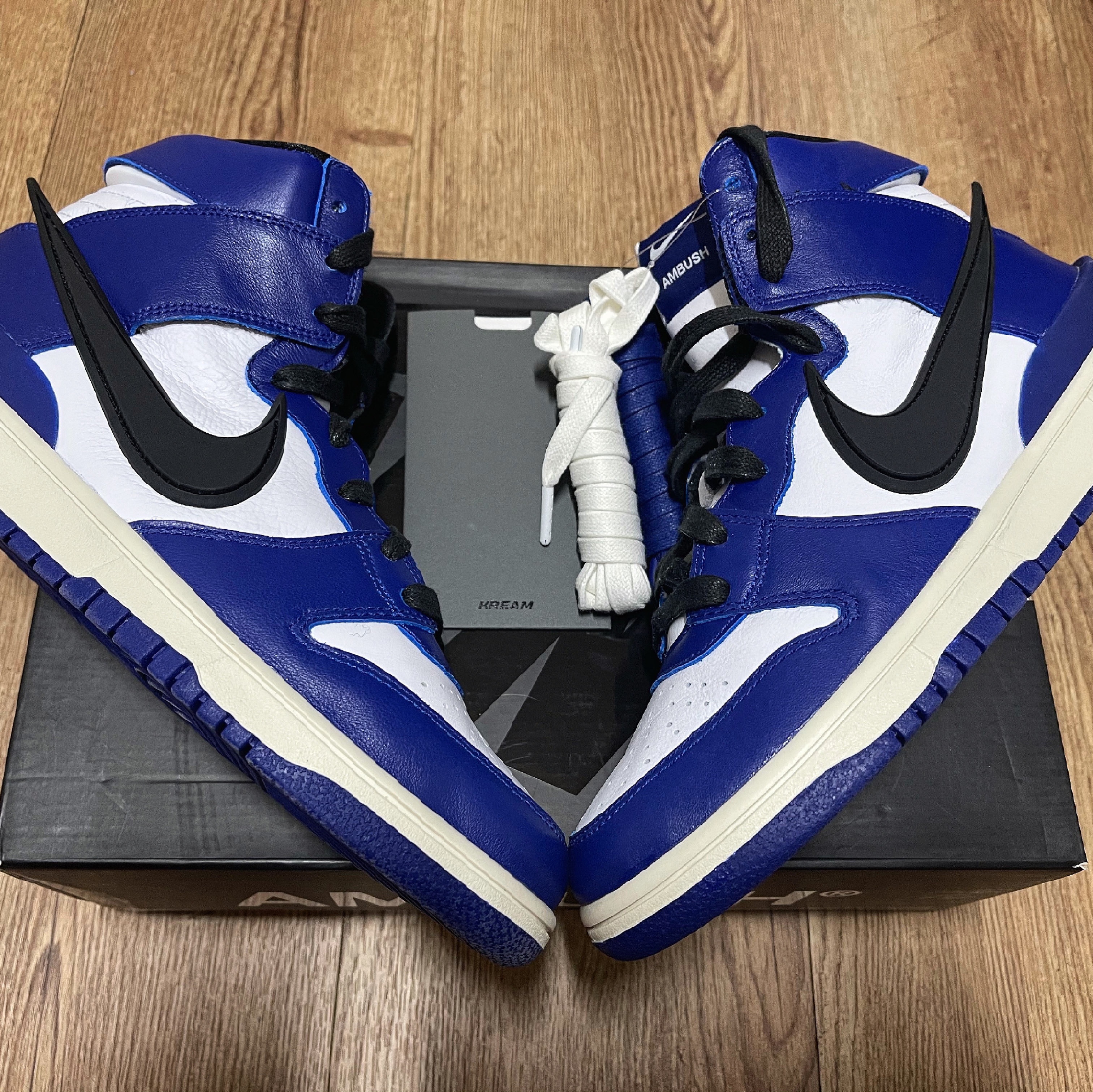 Nike x Ambush Dunk High Deep Royal Blue 착용 스타일