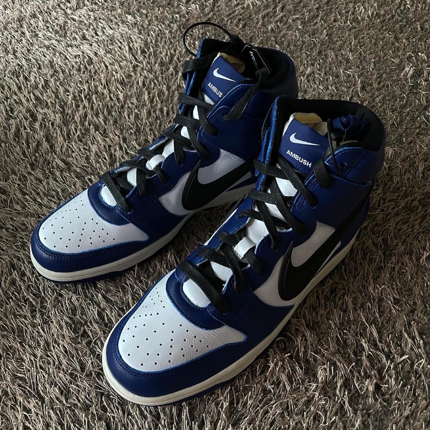 Nike x Ambush Dunk High Deep Royal Blue 착용 스타일 - 3