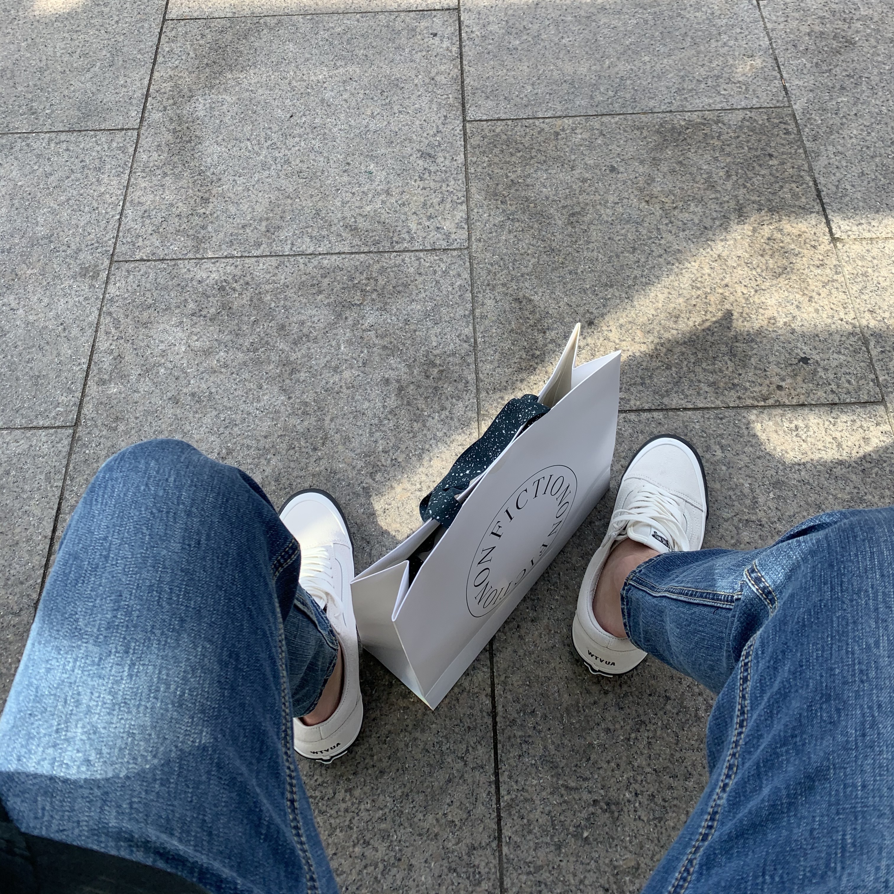 Vans Vault x WTAPS Old Skool LX White Black 착용 스타일