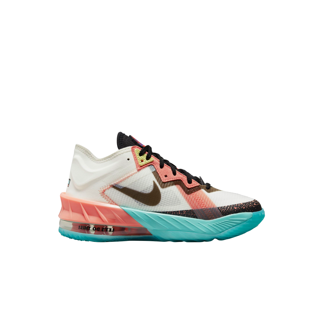 (GS) 나이키 x 스페이스 잼: 새로운 시대 르브론 18 로우 서밋 화이트((GS) Nike x Space Jam: A New Legacy LeBron 18 Low Summit White) - 1