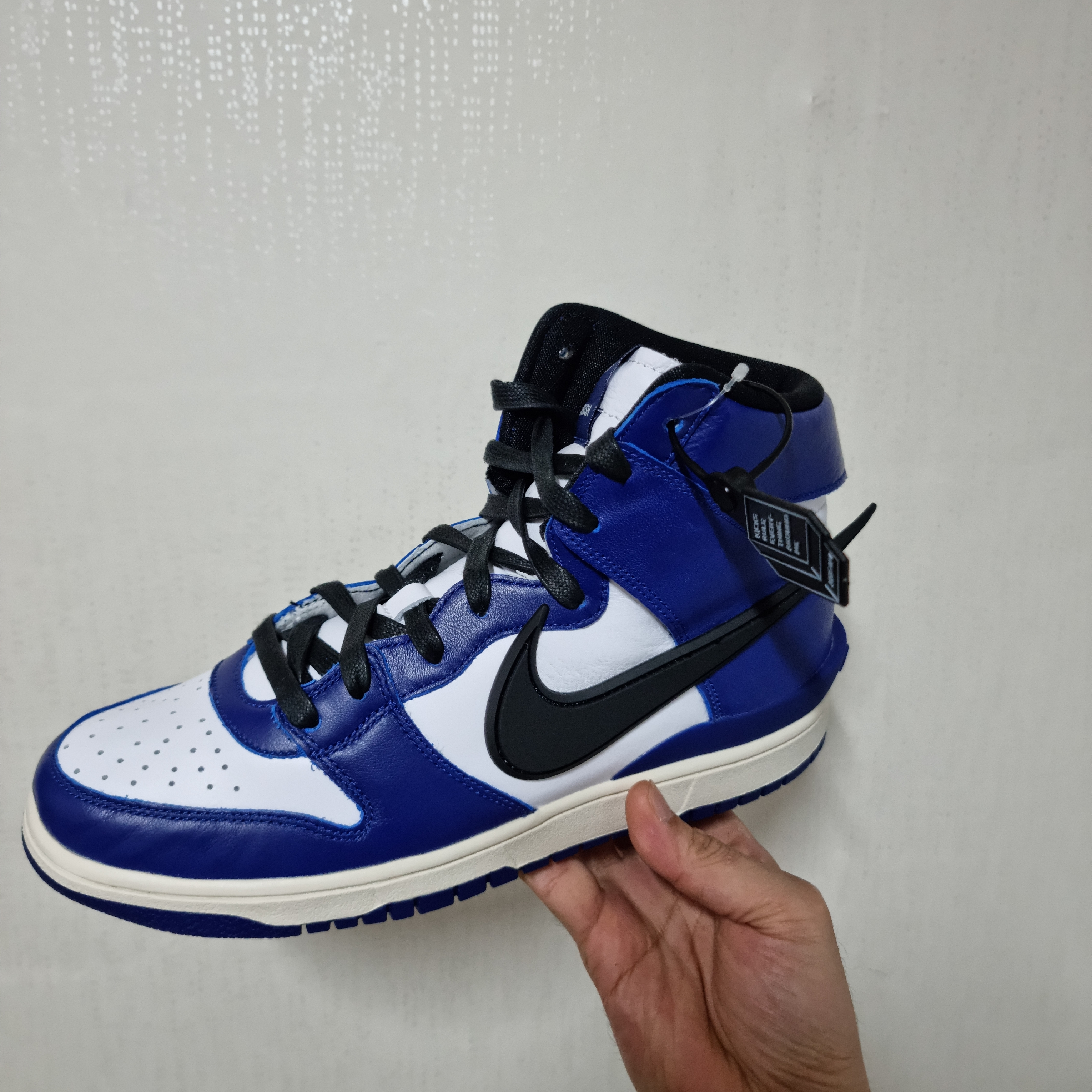 Nike x Ambush Dunk High Deep Royal Blue 착용 스타일 - 5