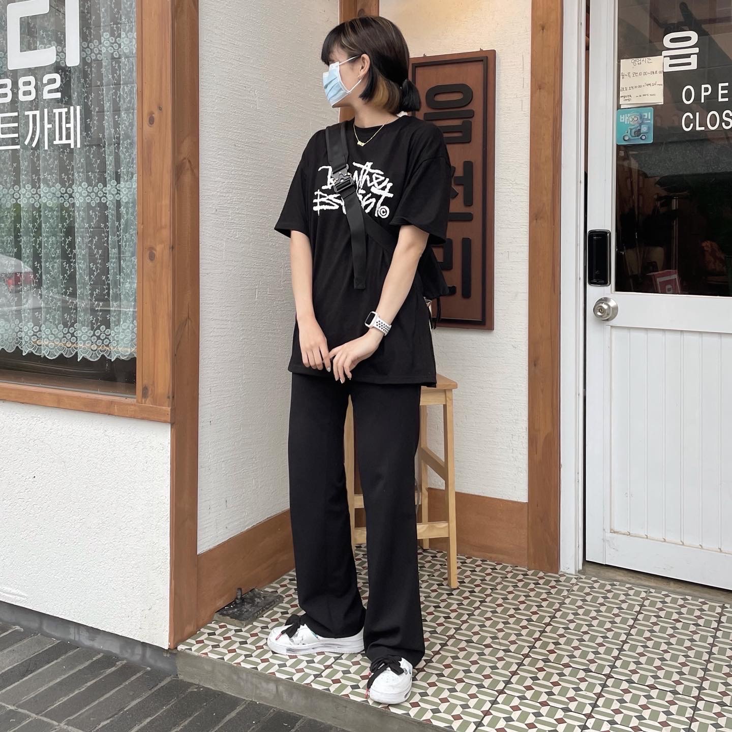 Nike x Peaceminusone Air Force 1 Low Para-Noise 2.0 착용 스타일 - 1
