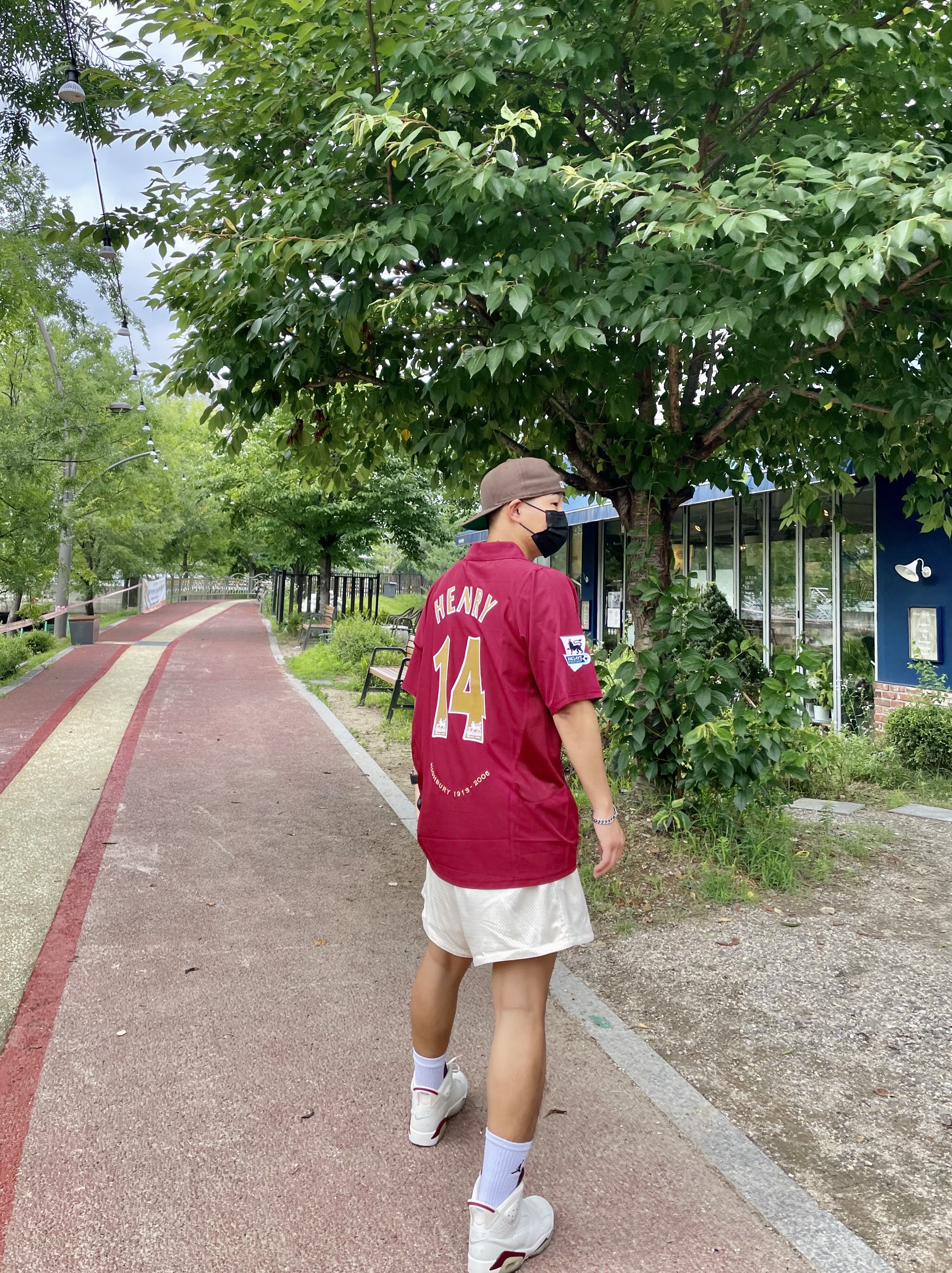 Jordan 6 Retro Maroon 2015, Nike x Fear of God Basketball Shorts String 착용 스타일 - 4