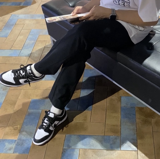 Nike Dunk Low Retro Black 착용 스타일