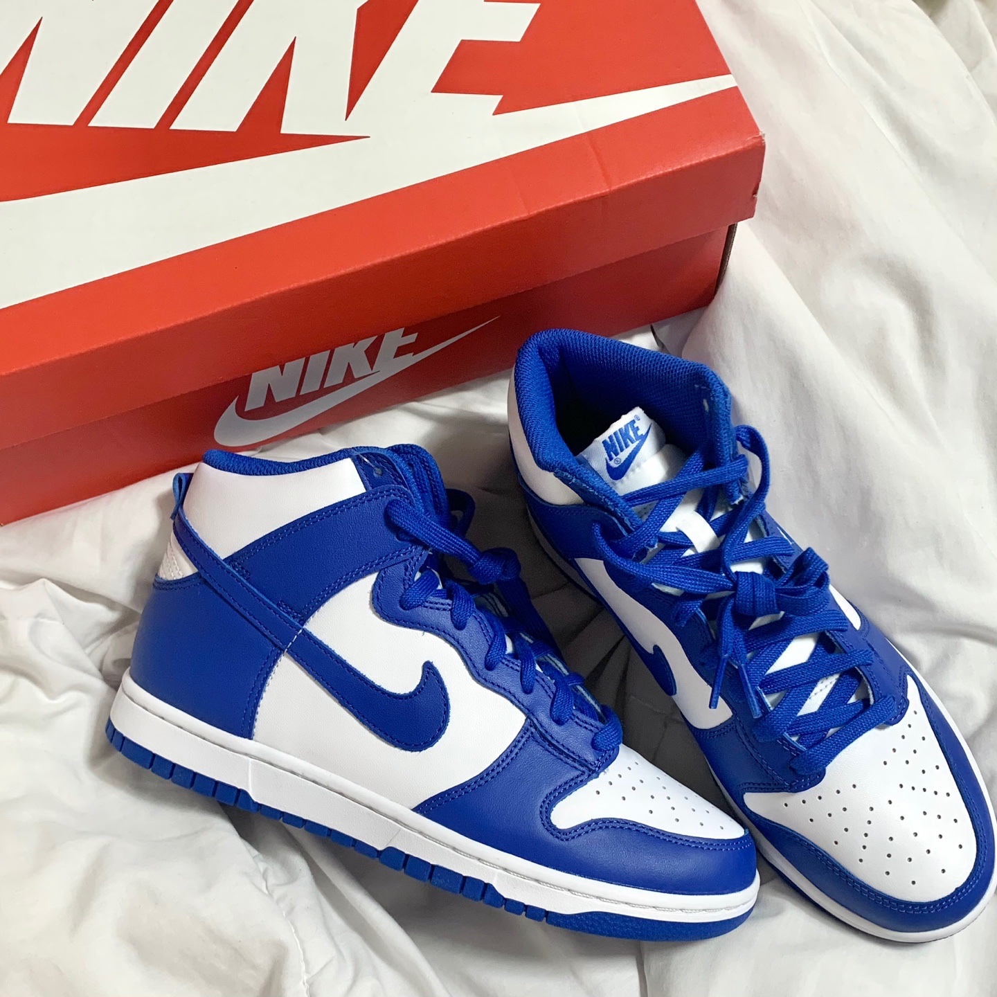 Nike Dunk High Retro Game Royal 착용 스타일