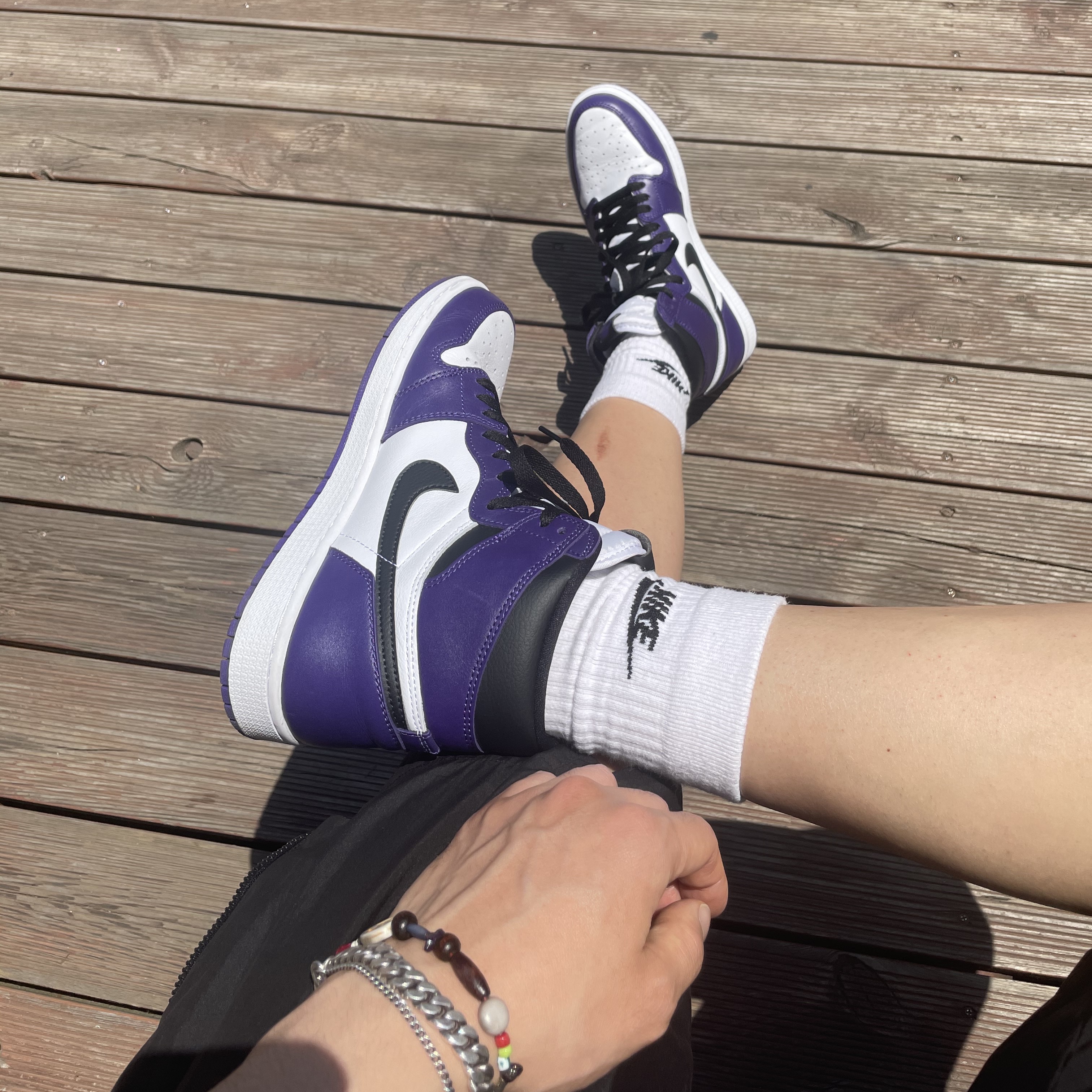 Jordan 1 Retro High OG Court Purple 2020 착용 스타일