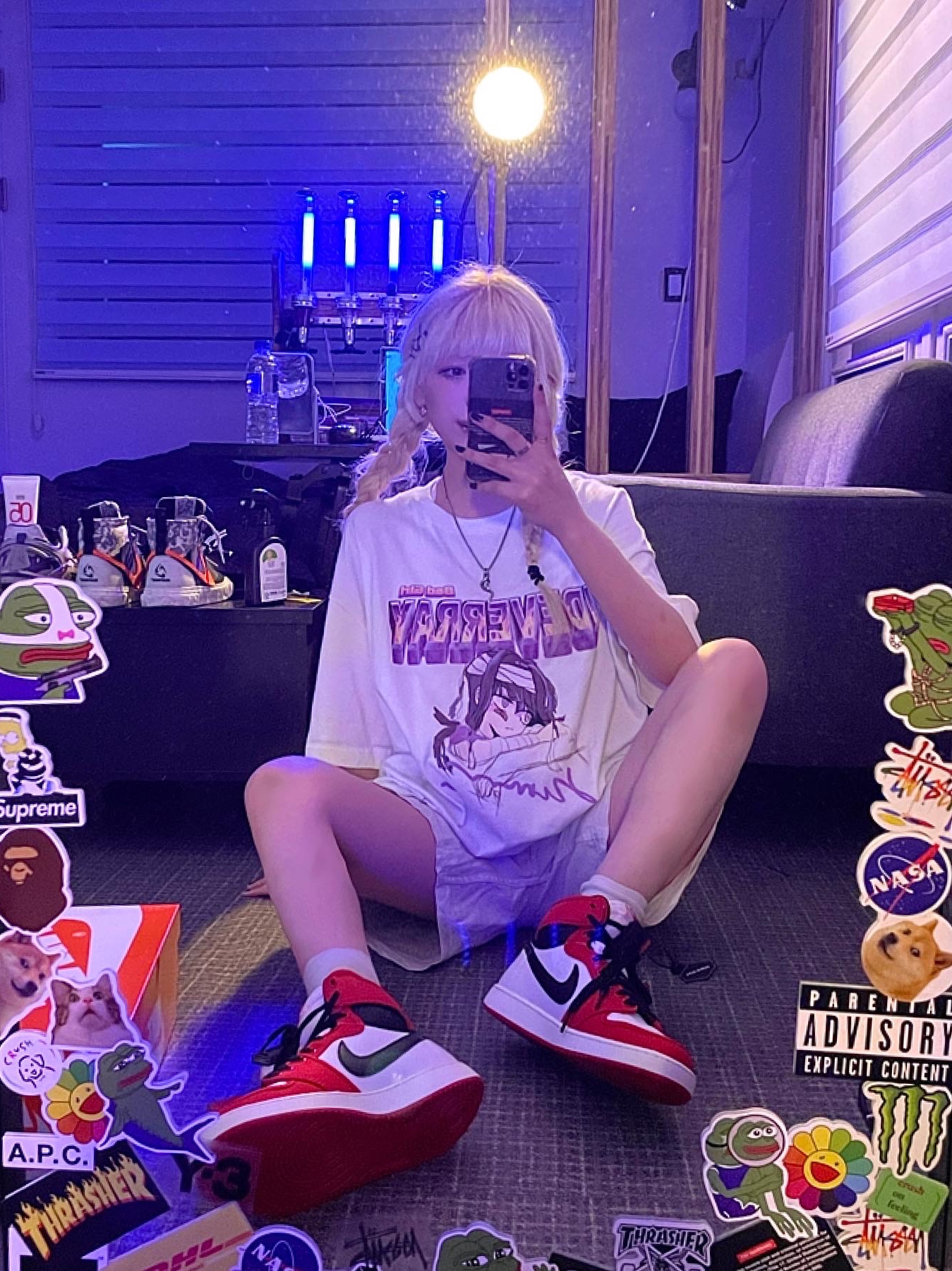 Jordan 1 KO Chicago 2021 착용 스타일 - 3