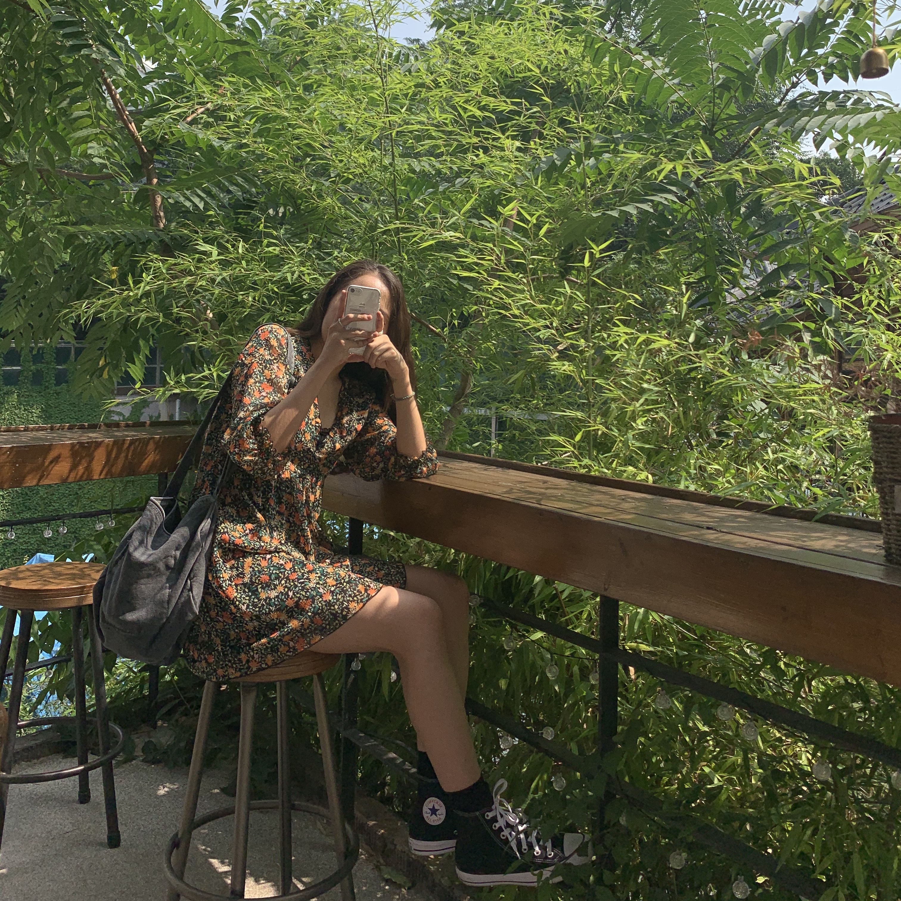 Converse Chuck 70 Hi Black 착용 스타일 - 2