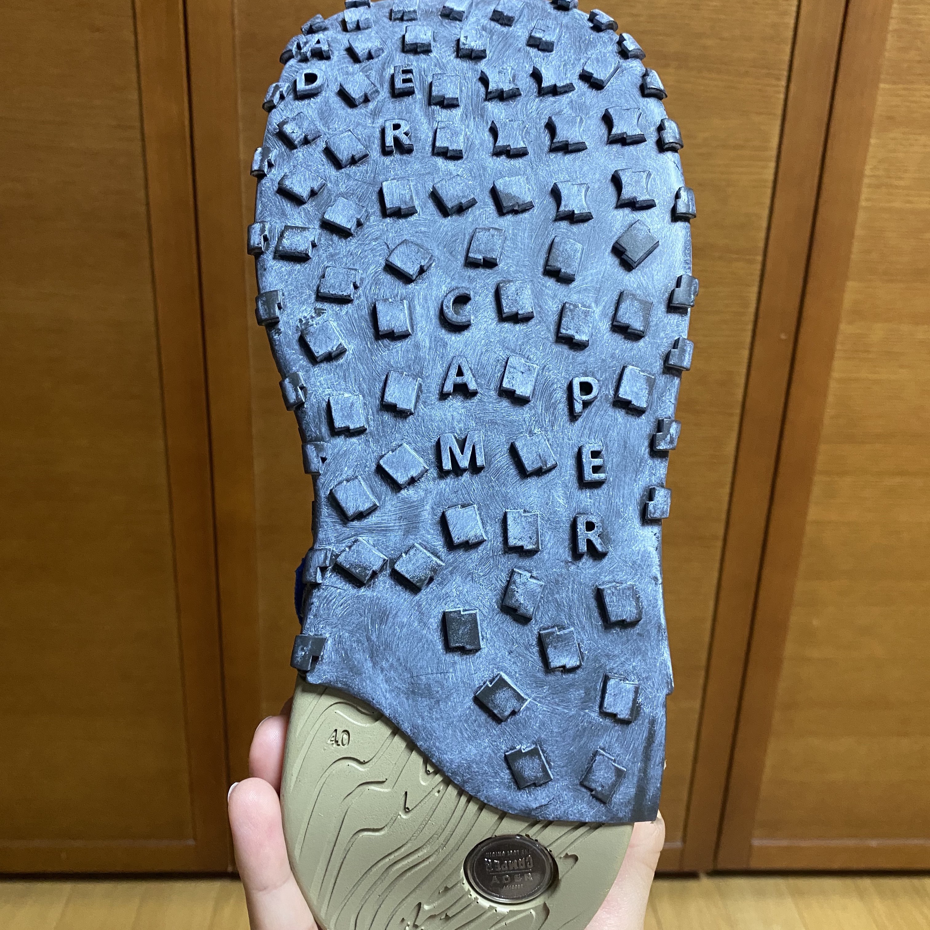 Camper x Ader Error Proto-240-S Cinder German Shoes, (W) Camper x Ader Error Proto-240-S Cinder German Shoes 착용 스타일 - 2