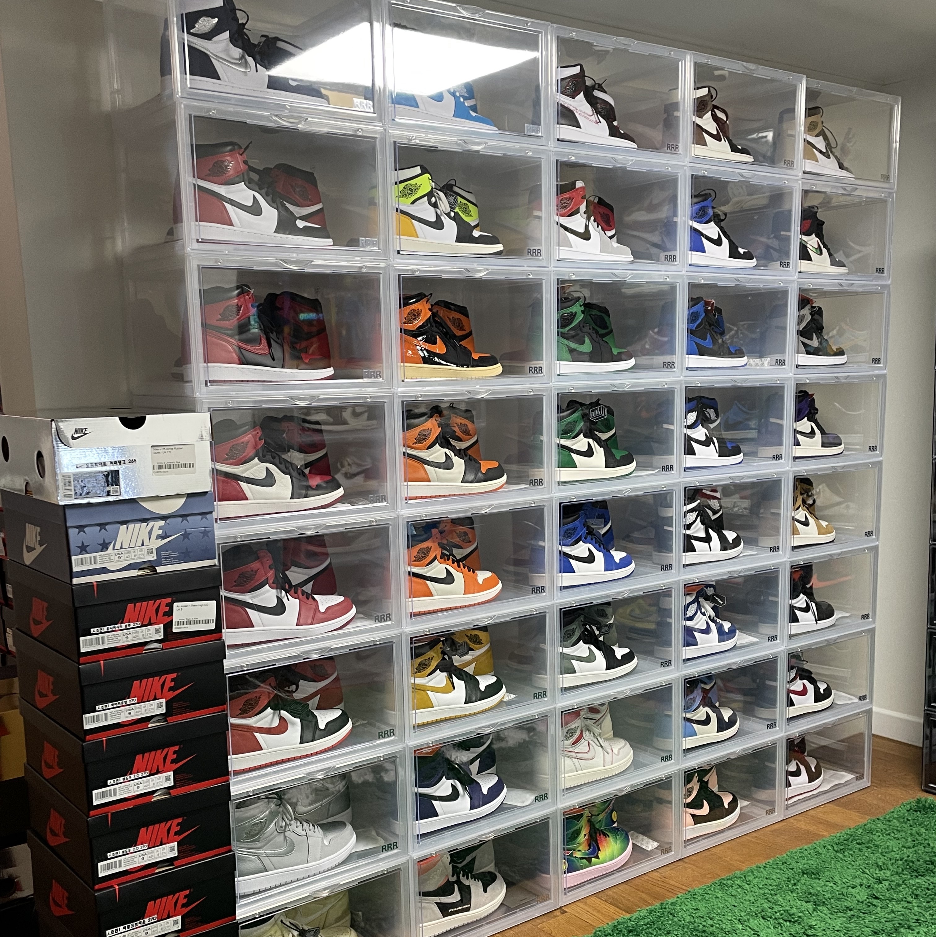 Jordan 1 x Fragment Retro High OG, Jordan 1 Retro High OG Reverse Shattered Backboard 착용 스타일 - 2