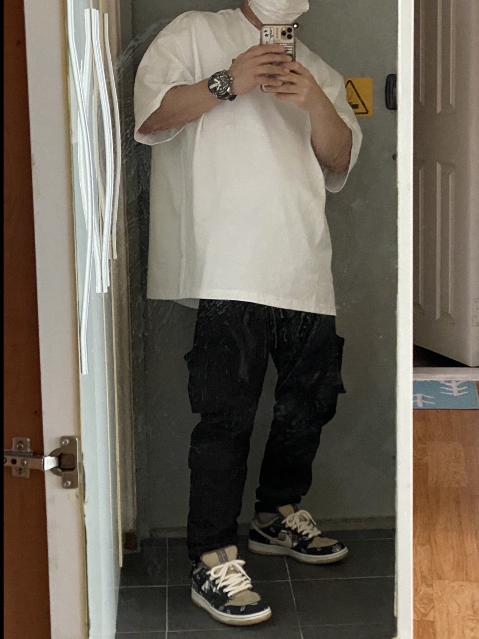 Nike x Travis Scott SB Dunk Low 착용 스타일