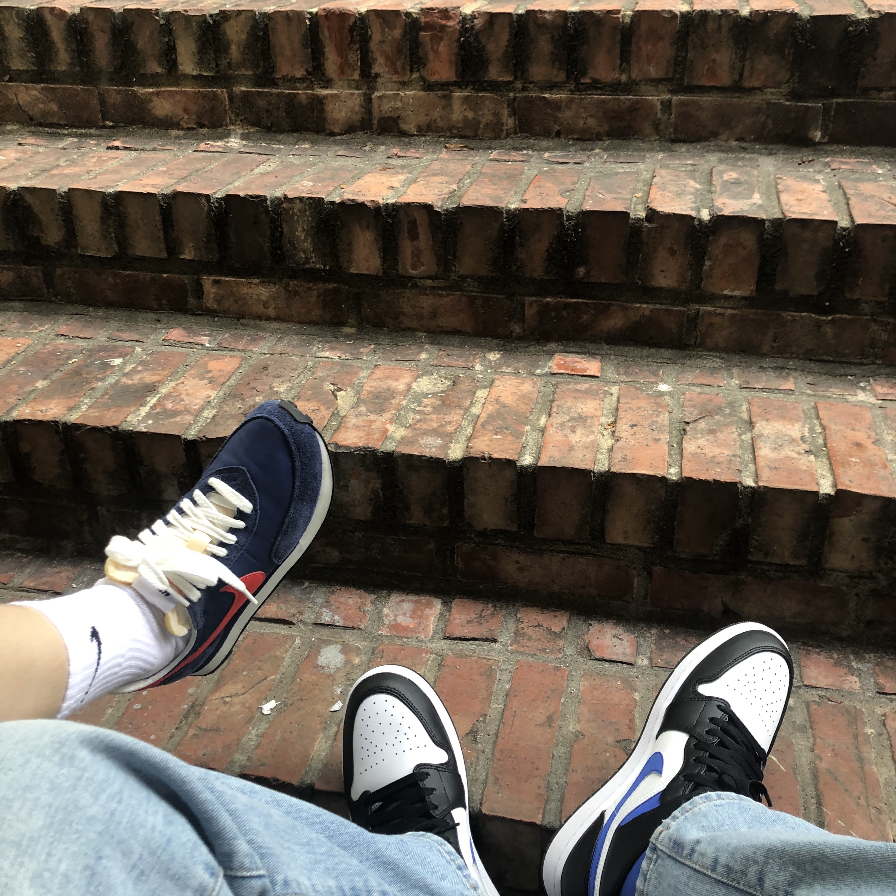 Jordan 1 Mid Racer Blue 착용 스타일 - 3