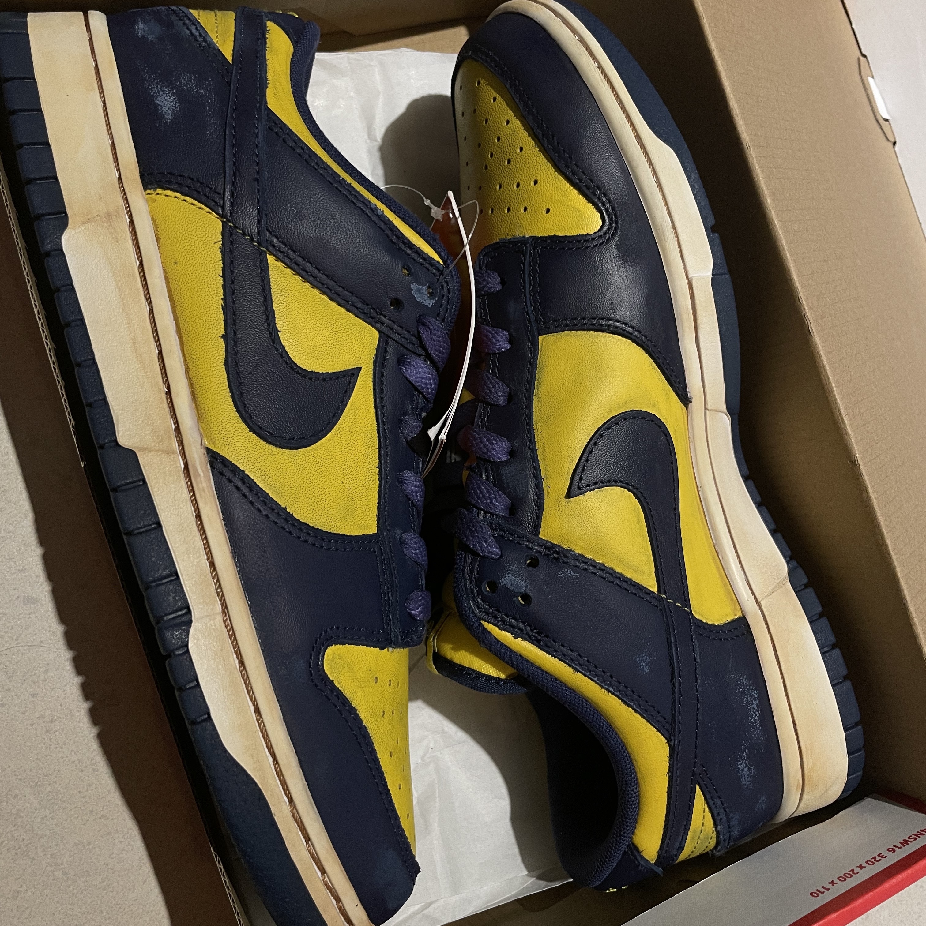 Nike Dunk Low Retro Varsity Maize 착용 스타일 - 1