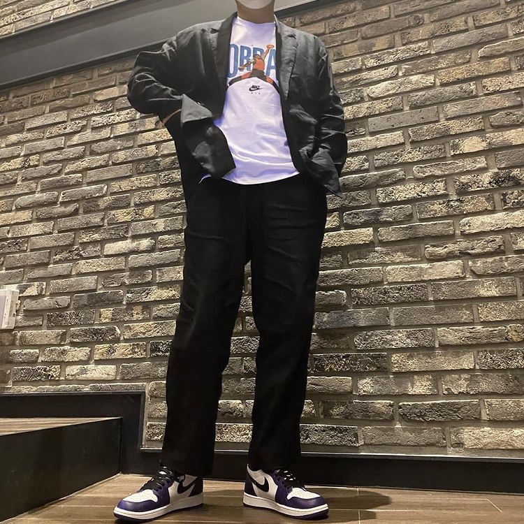 Jordan 1 Retro High OG Court Purple 2020 착용 스타일