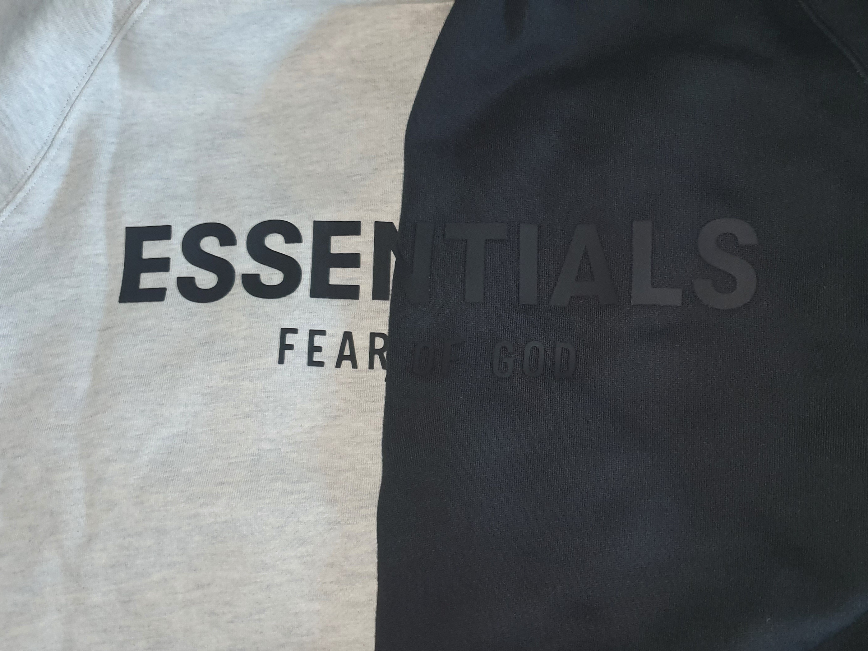 Essentials Pull-Over Hoodie Black - 21SS, Essentials Pull-Over Hoodie Oatmeal - 21SS 착용 스타일