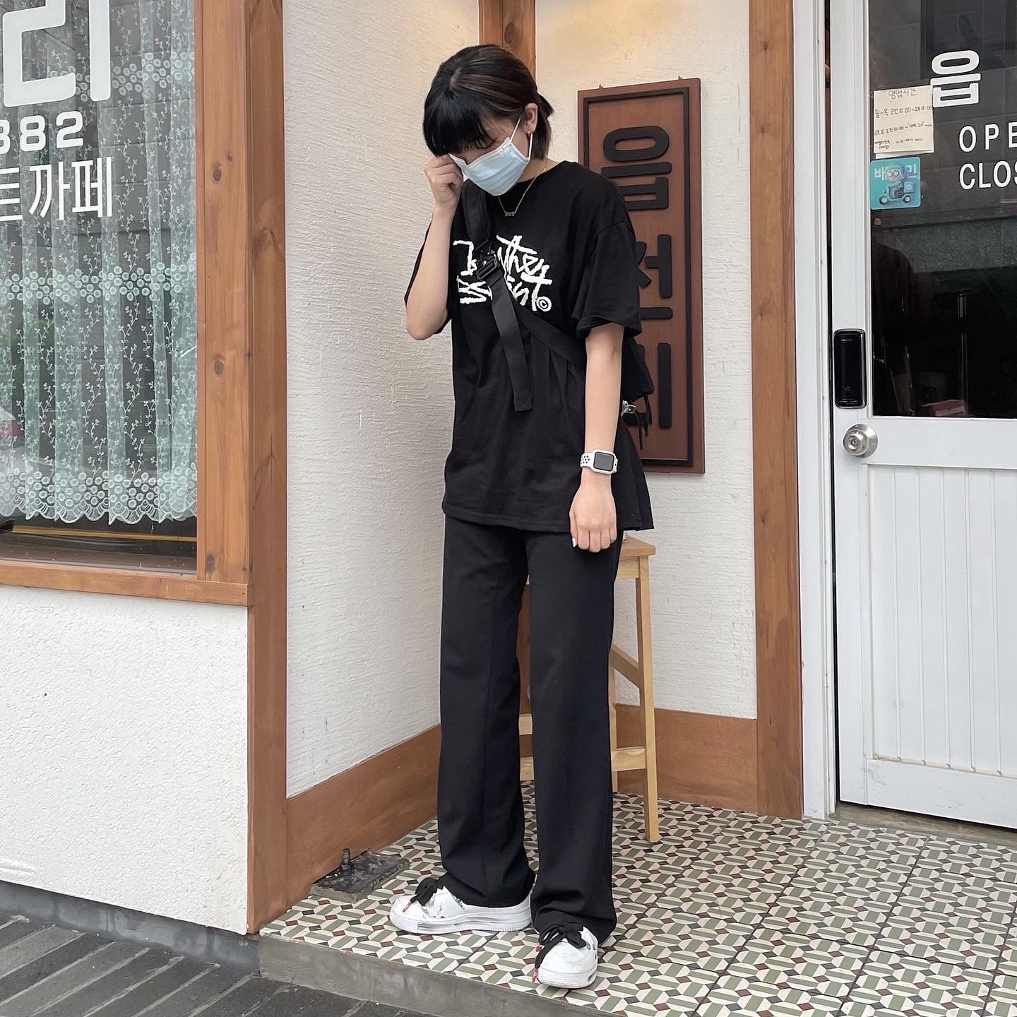 Nike x Peaceminusone Air Force 1 Low Para-Noise 2.0 착용 스타일 - 2