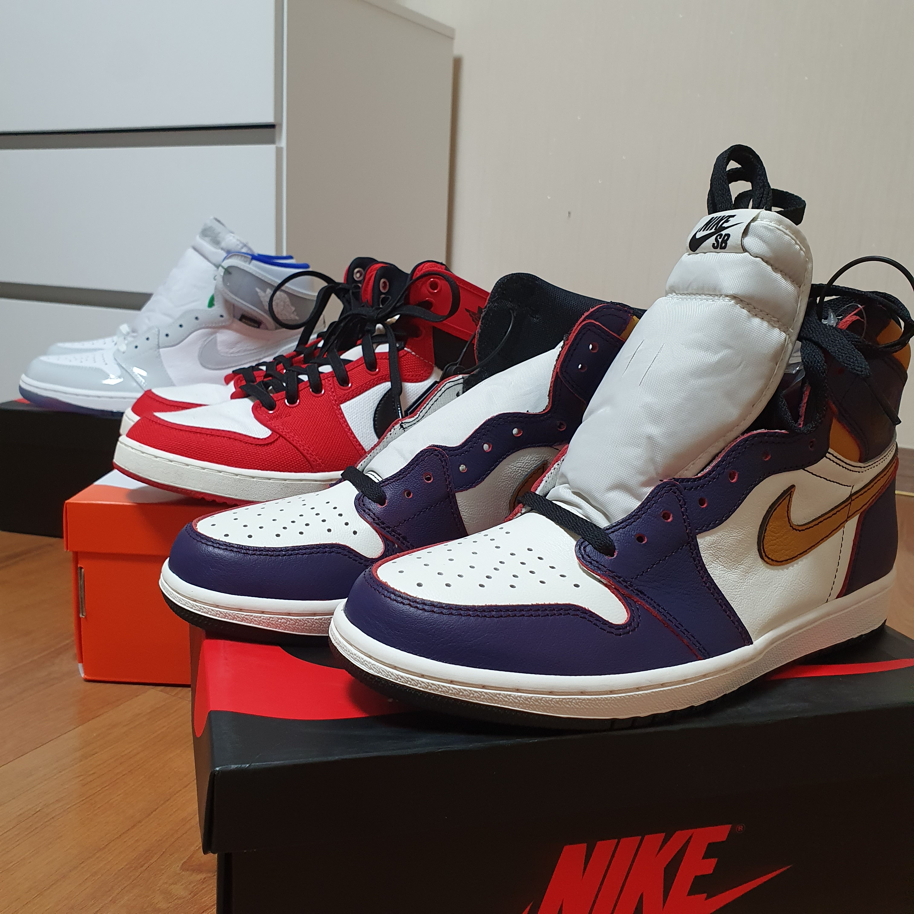 Jordan 1 KO Chicago 2021, Jordan 1 Retro High OG Defiant SB LA to Chicago 착용 스타일