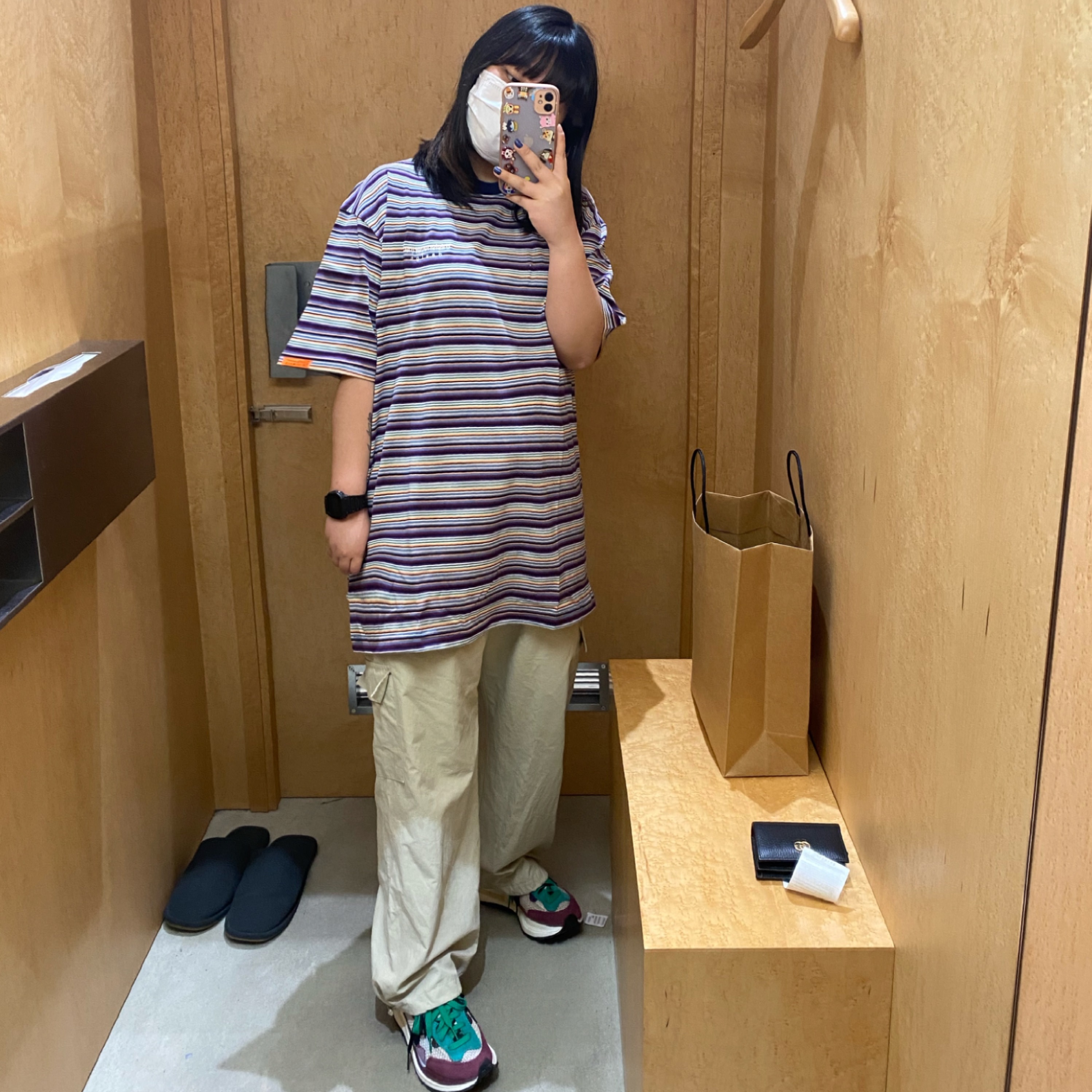 Nike x Sacai VaporWaffle String & Black Villain Red 착용 스타일