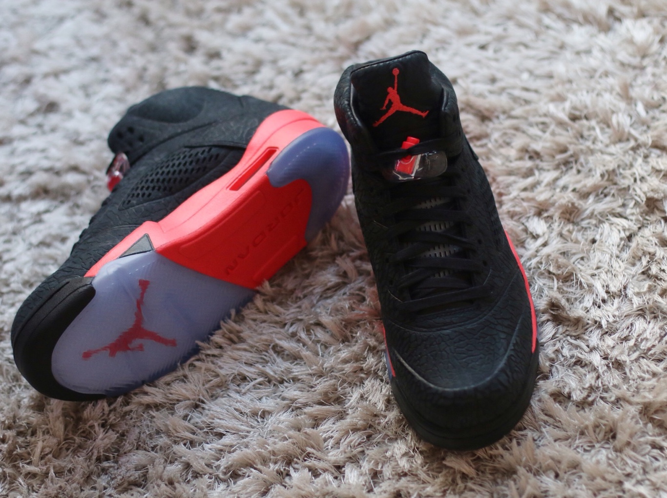 Jordan 5 Retro 3Lab5 Infrared 착용 스타일