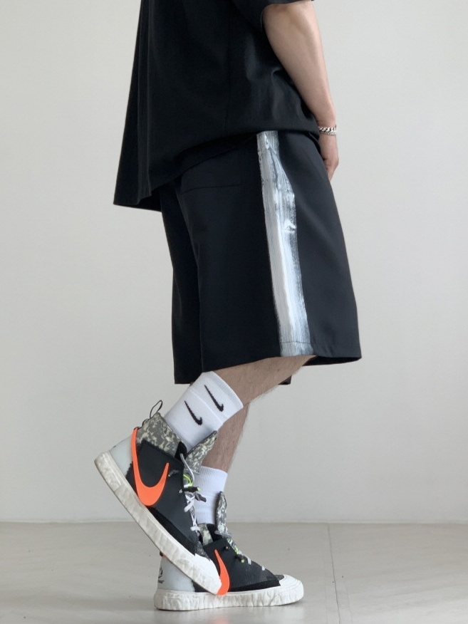 Nike x Matthew M Williams NRG Socks White, Nike x Readymade Blazer Mid Black 착용 스타일
