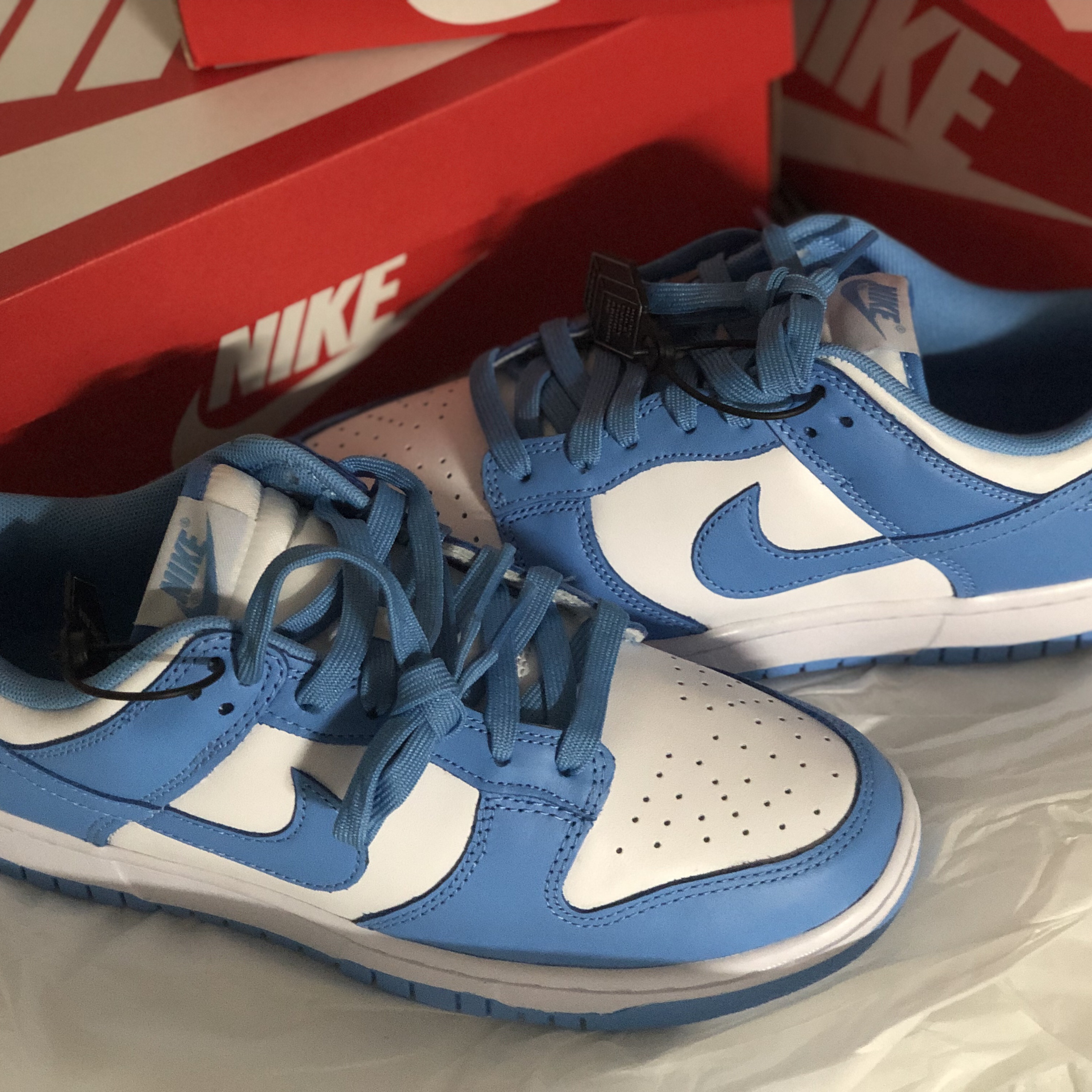 Nike Dunk Low Retro University Blue 착용 스타일