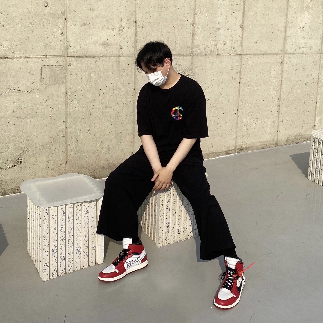 Jordan 1 x Off-White Retro High Chicago The Ten 착용 스타일