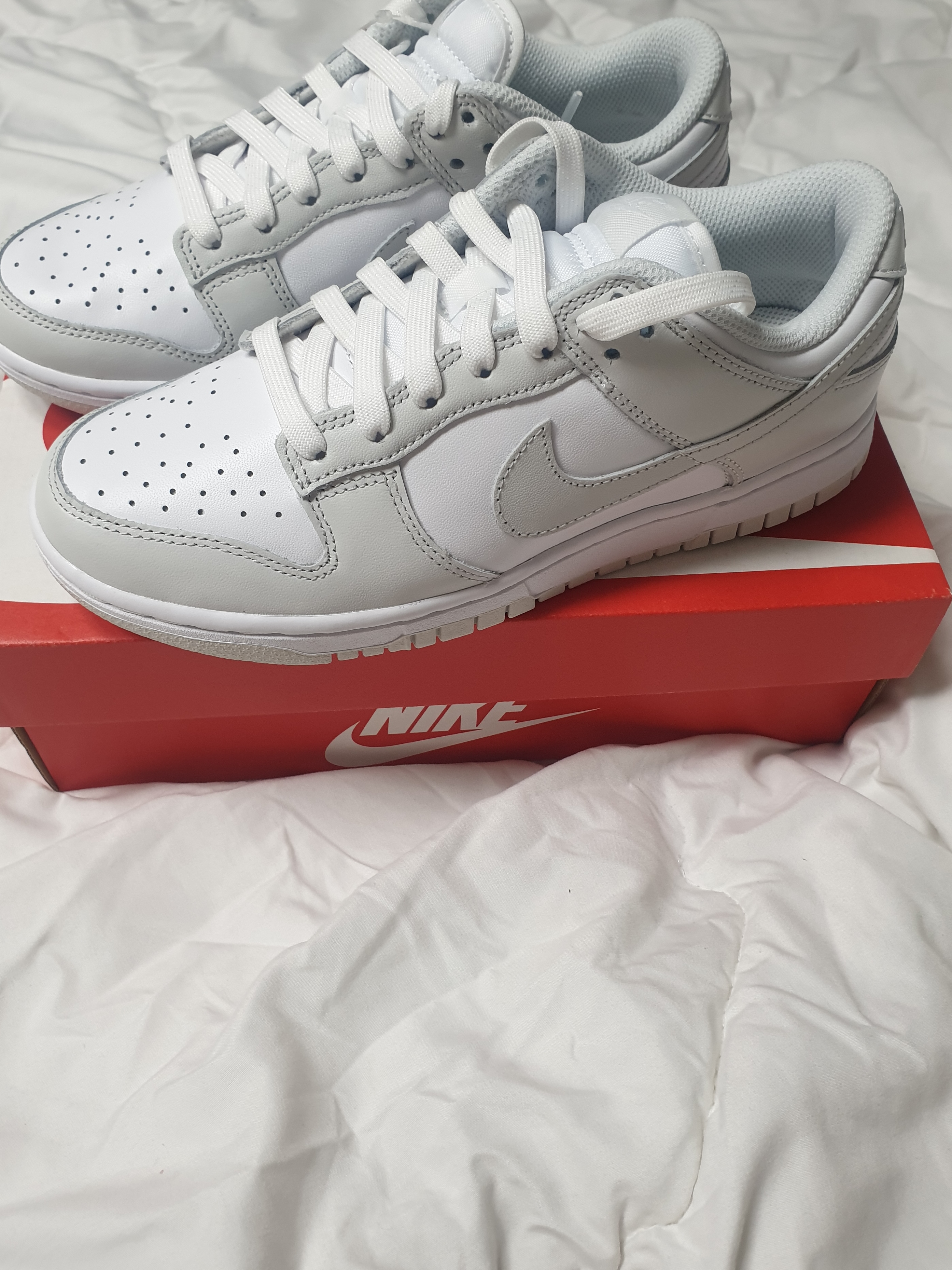 (W) Nike Dunk Low Photon Dust 착용 스타일 - 3