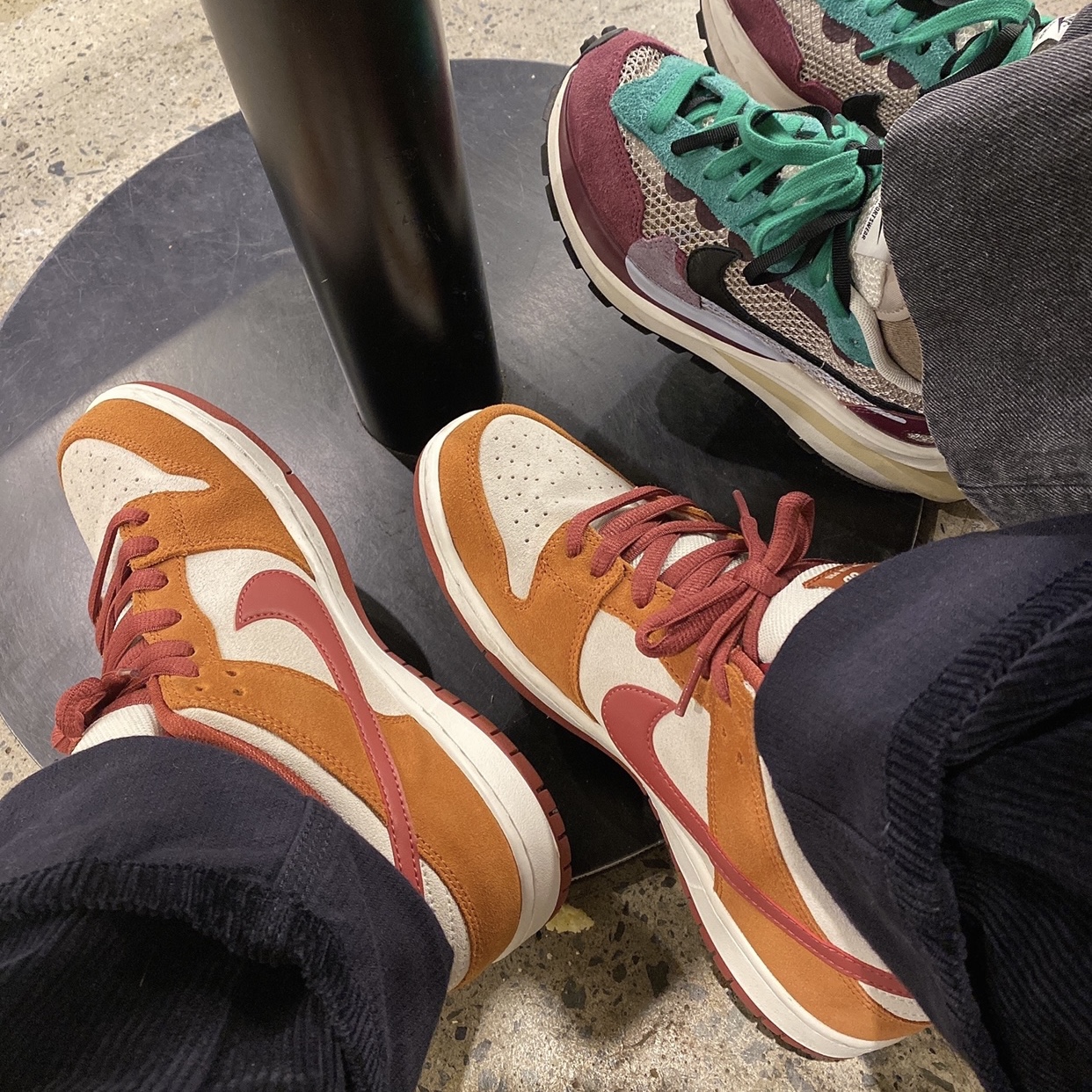 Nike SB Dunk Low Pro Dark Russet 착용 스타일 - 4