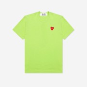 Play Comme des Garcons Red Heart T-Shirt Green