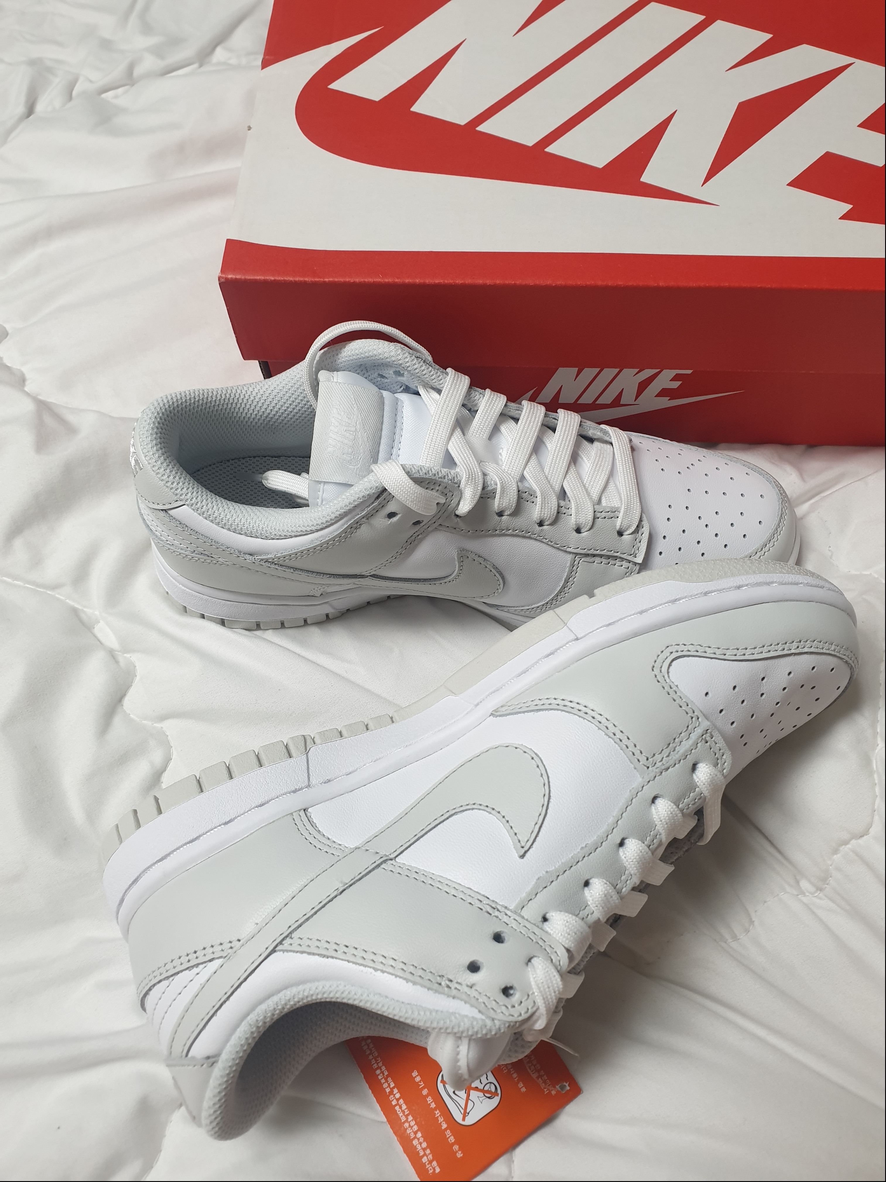 (W) Nike Dunk Low Photon Dust 착용 스타일 - 2